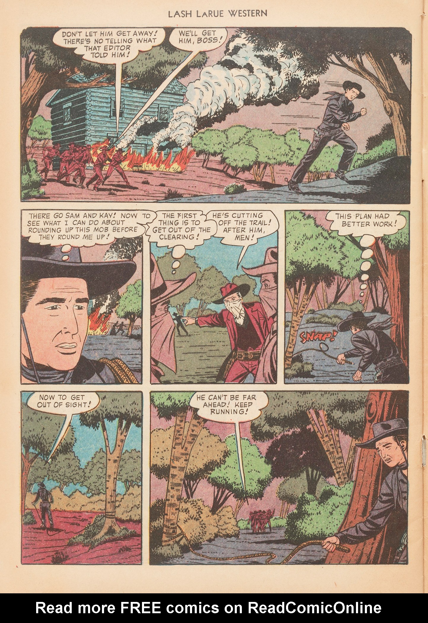 Read online Lash Larue Western (1949) comic -  Issue #10 - 48