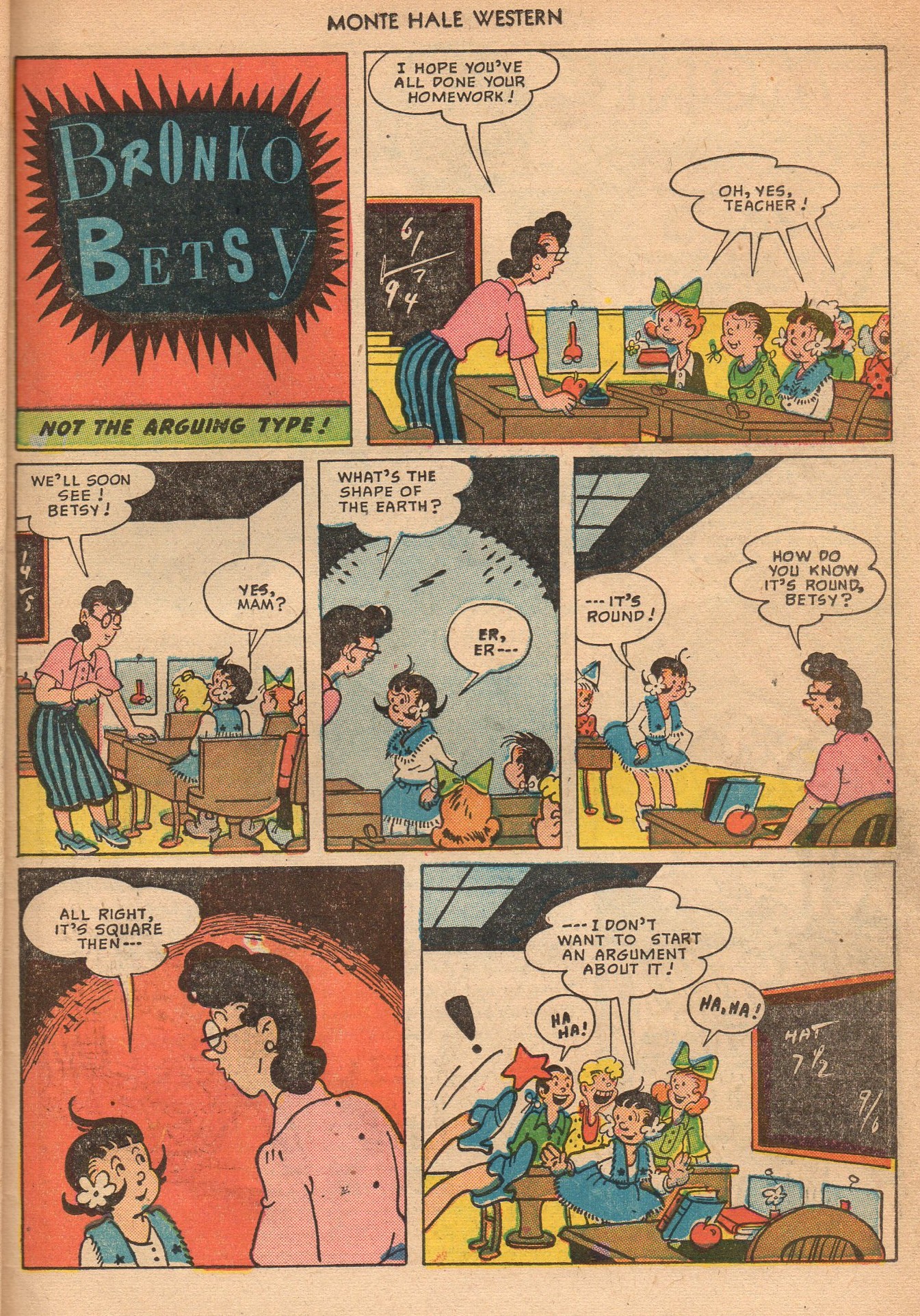 Read online Monte Hale Western comic -  Issue #51 - 39