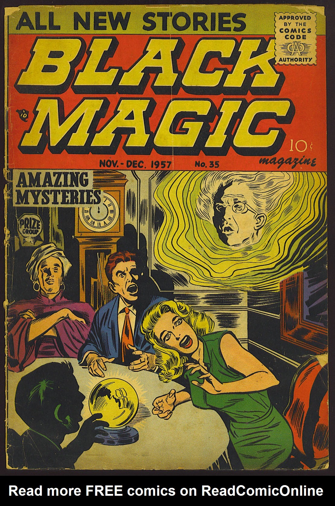 Read online Black Magic (1950) comic -  Issue #35 - 1