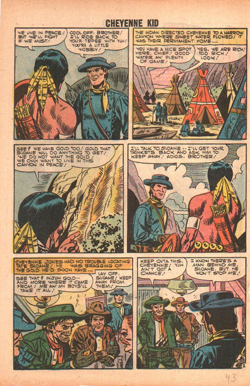 Read online Cheyenne Kid comic -  Issue #11 - 46