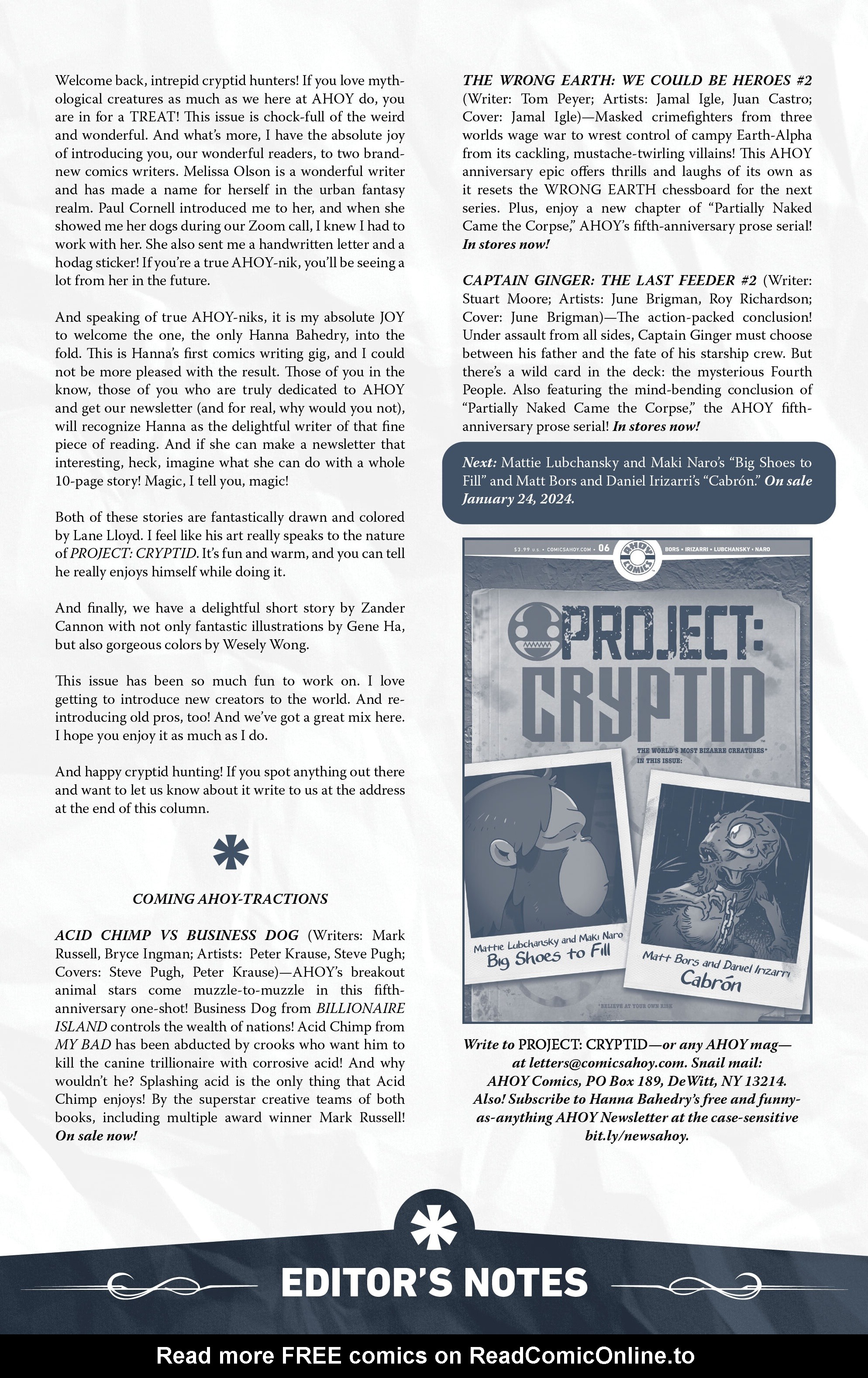 Read online Project Cryptid comic -  Issue #5 - 3