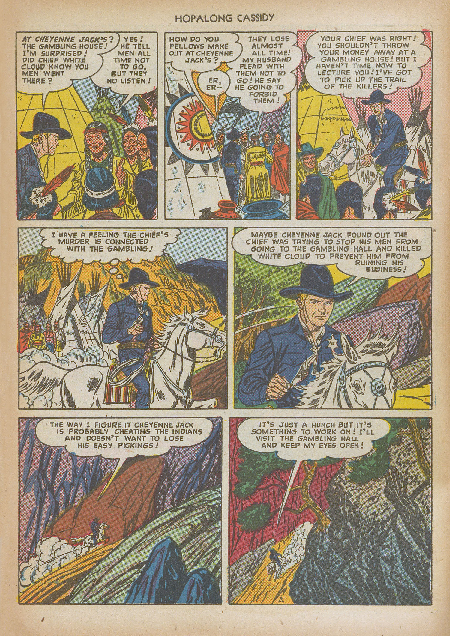 Read online Hopalong Cassidy comic -  Issue #35 - 6