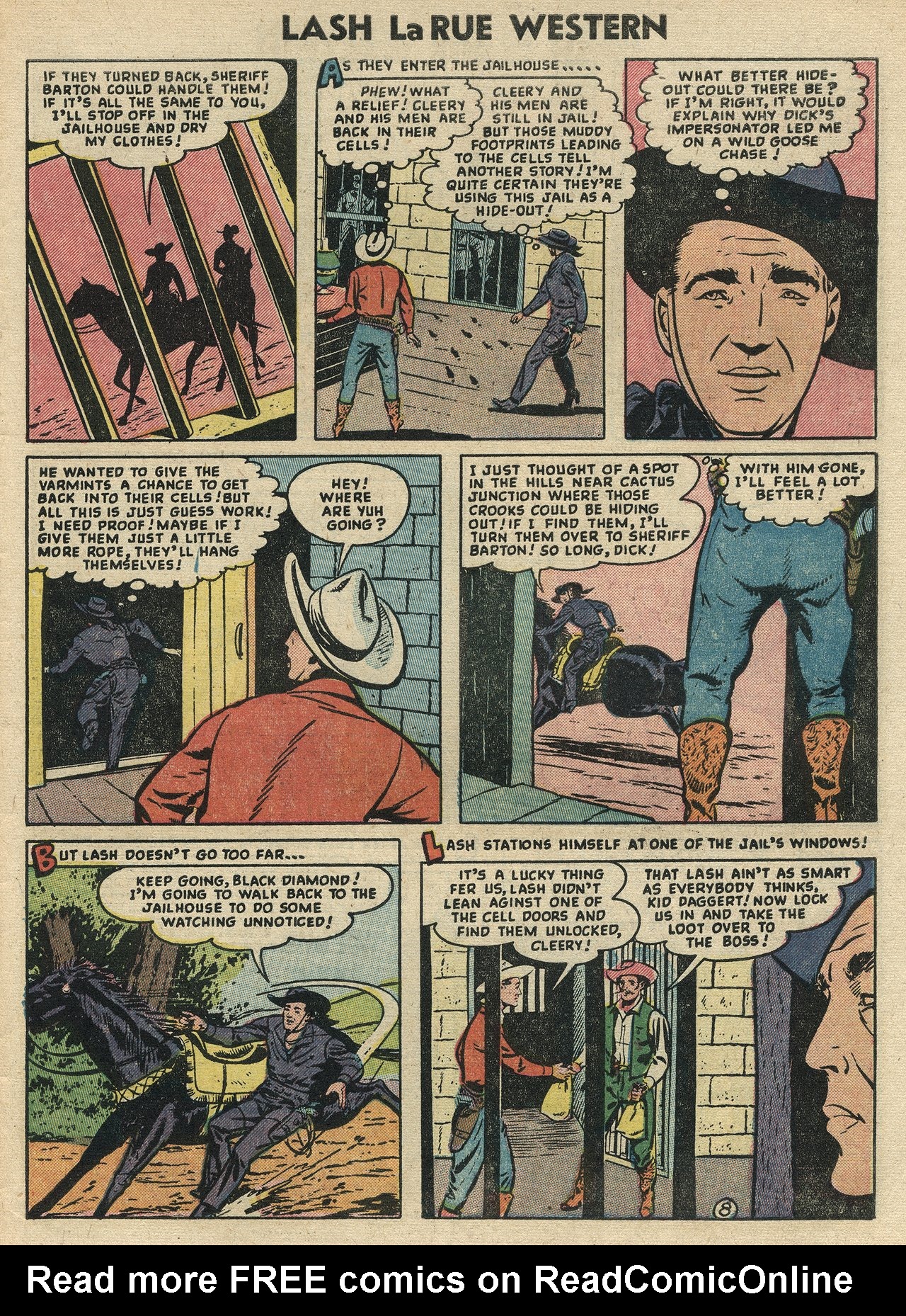Read online Lash Larue Western (1949) comic -  Issue #47 - 31
