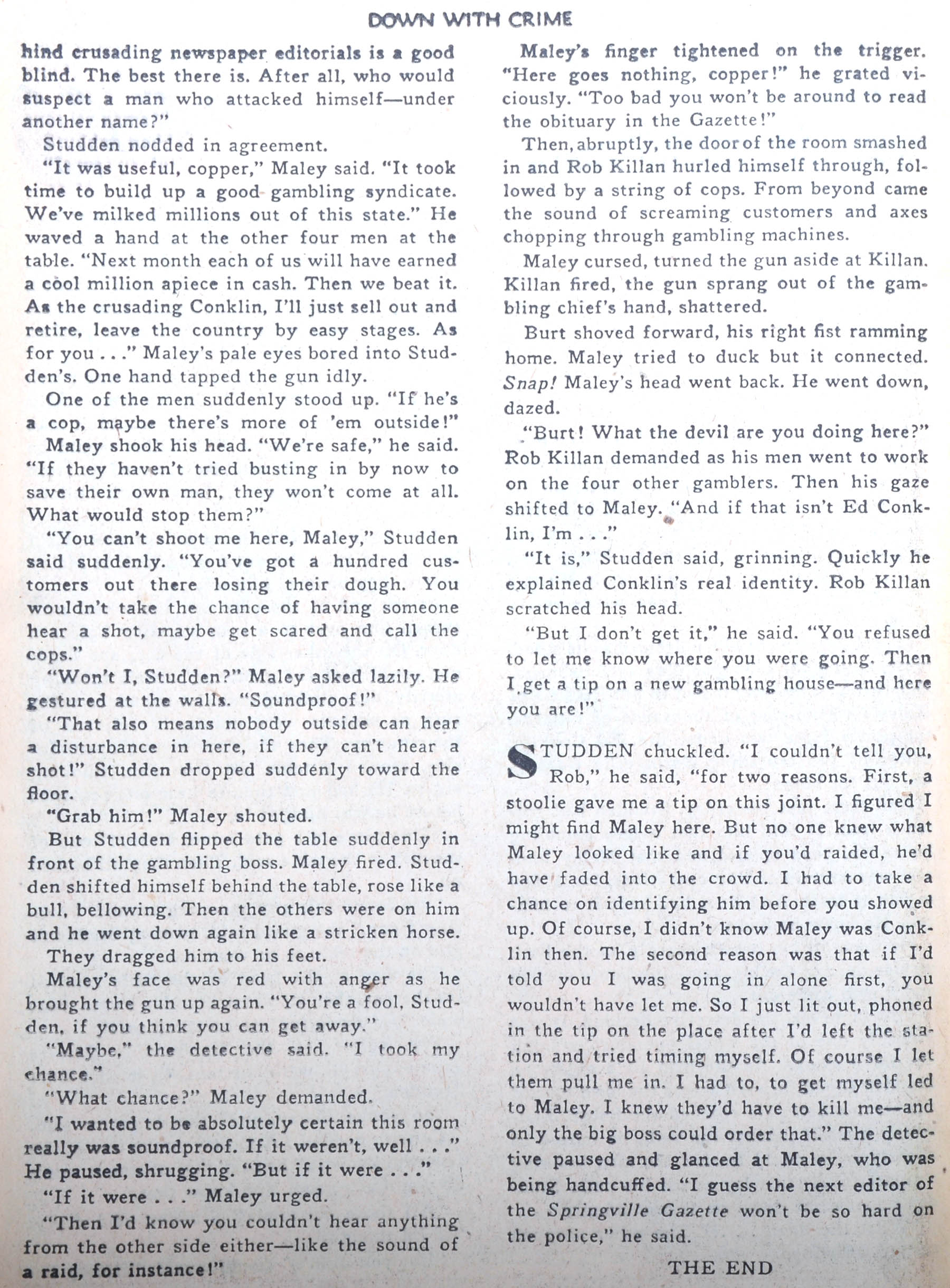 Read online Down With Crime comic -  Issue #6 - 24