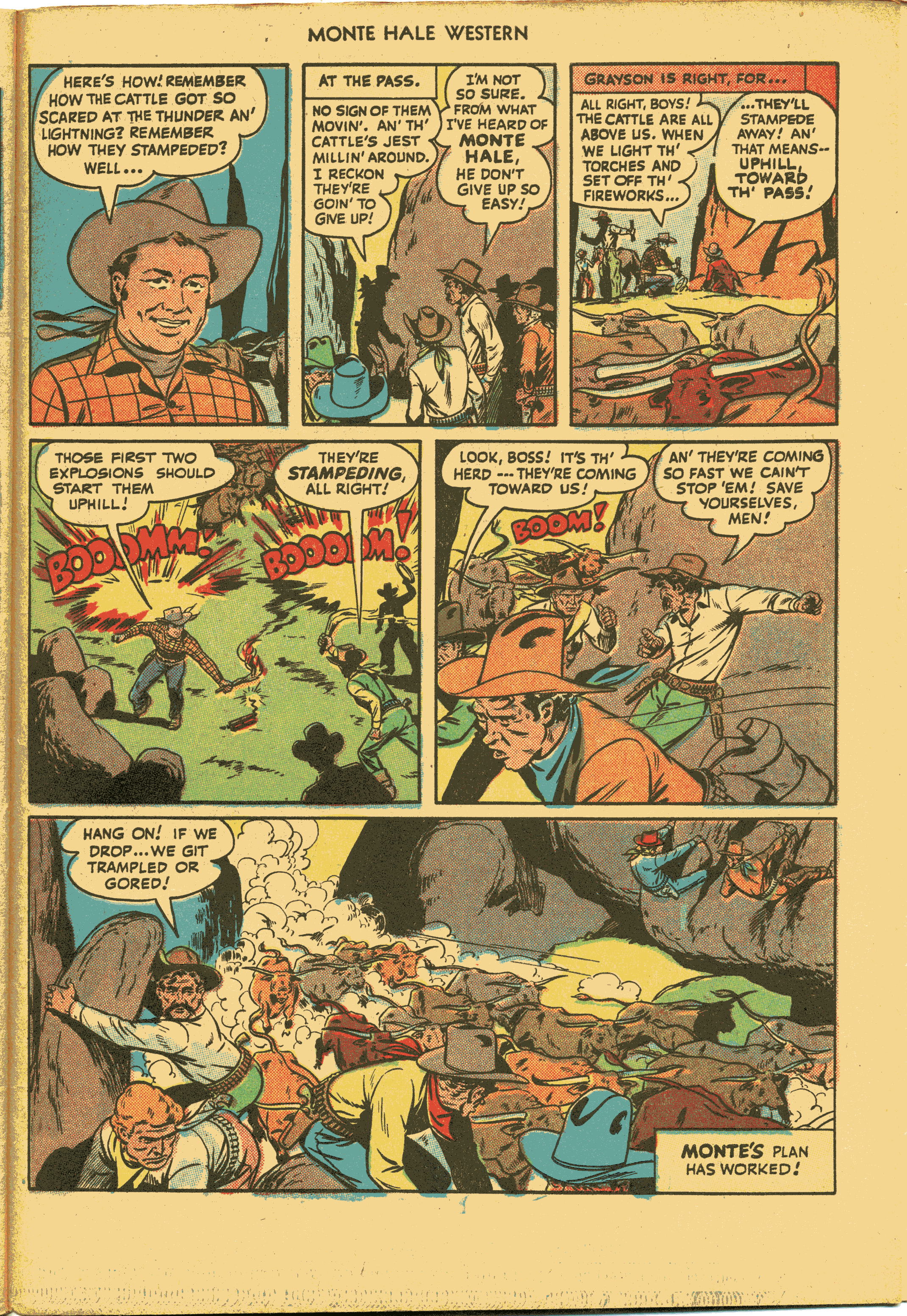 Read online Monte Hale Western comic -  Issue #31 - 47