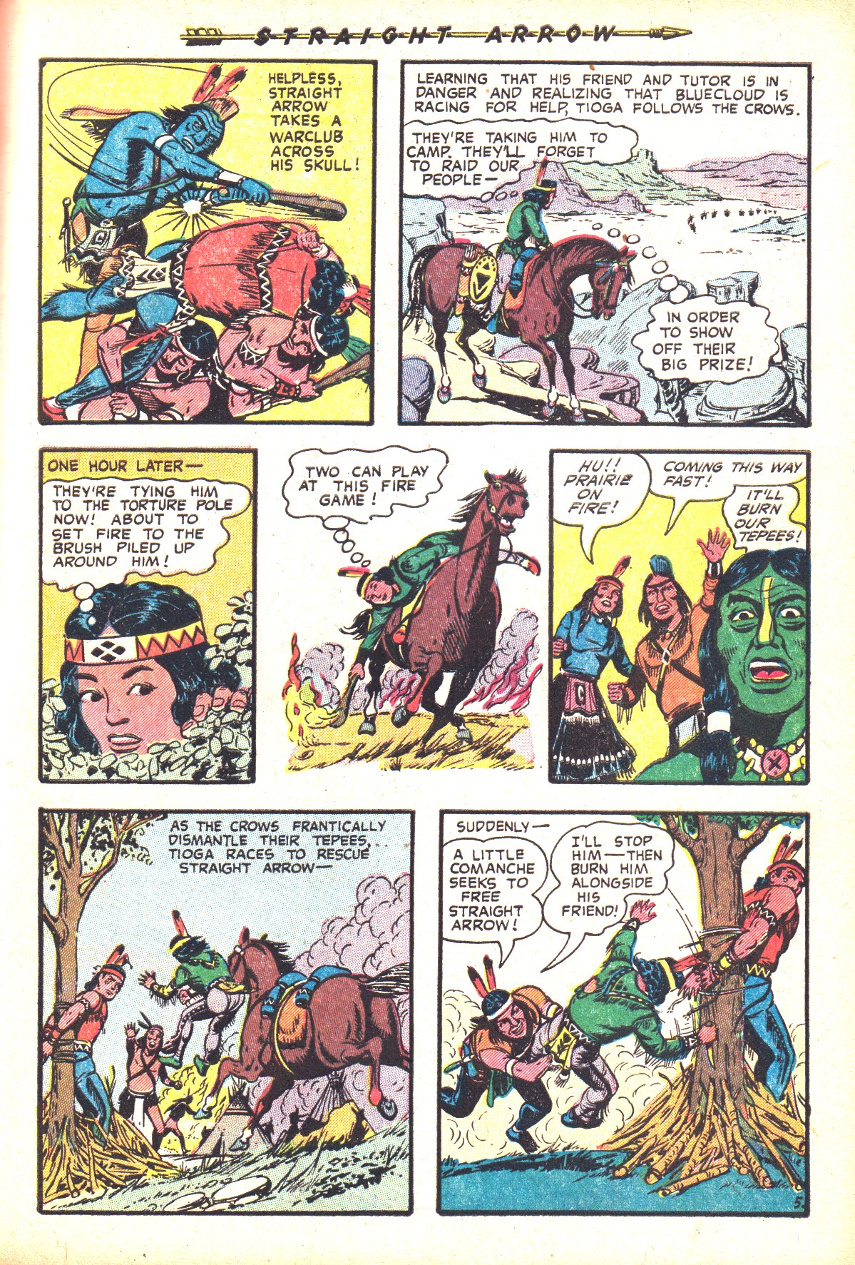 Read online Straight Arrow comic -  Issue #36 - 7