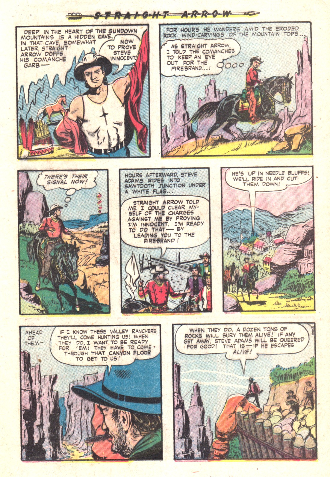 Read online Straight Arrow comic -  Issue #27 - 9
