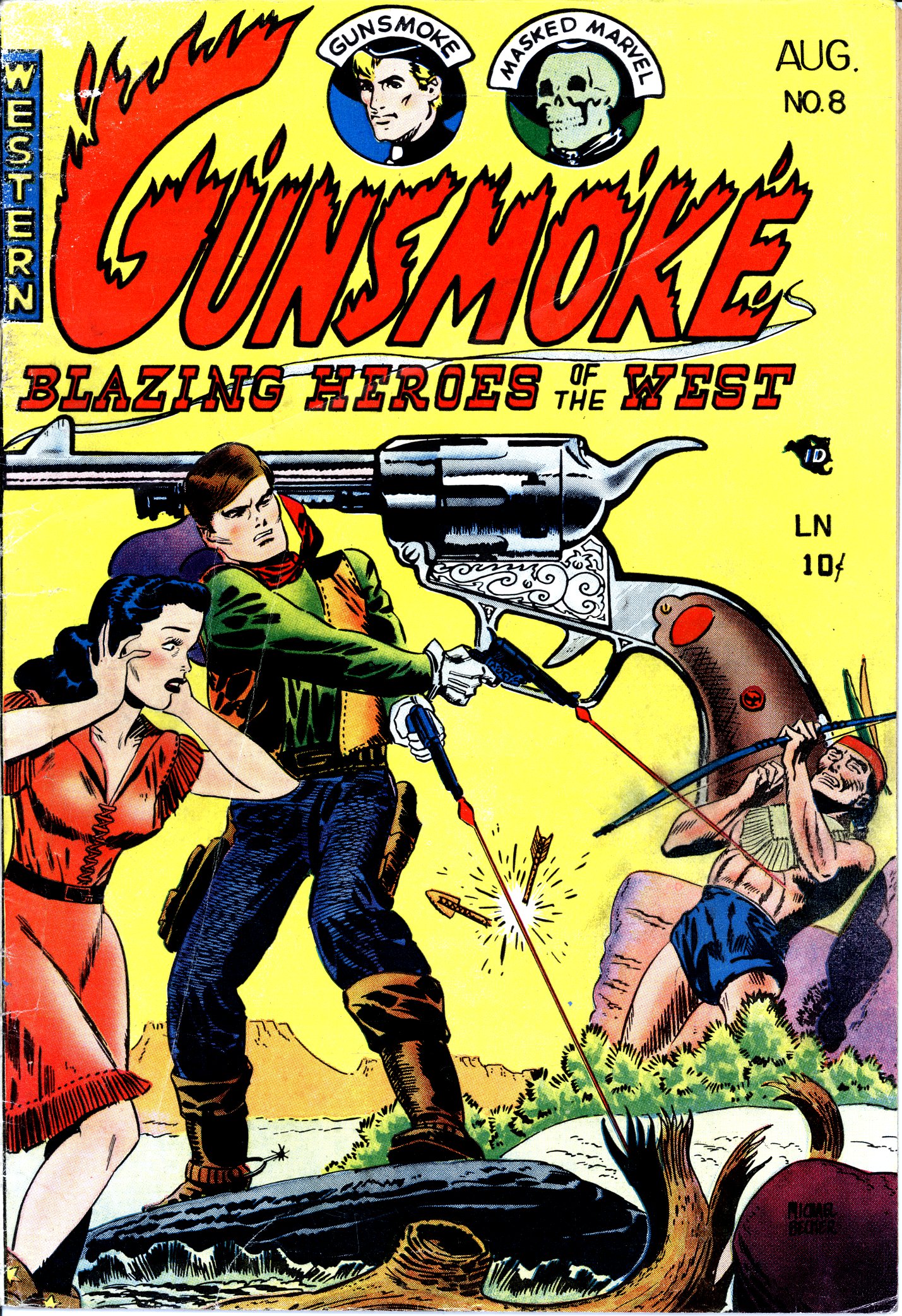 Read online Gunsmoke comic -  Issue #8 - 1