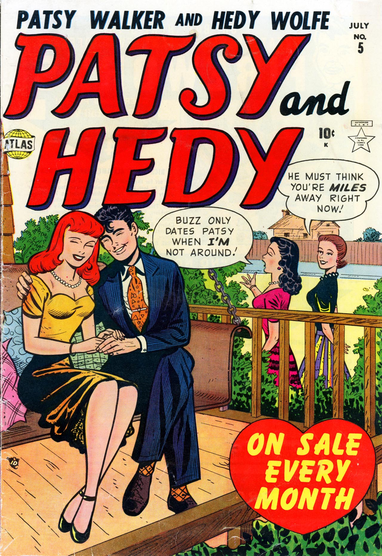 Read online Patsy and Hedy comic -  Issue #5 - 1
