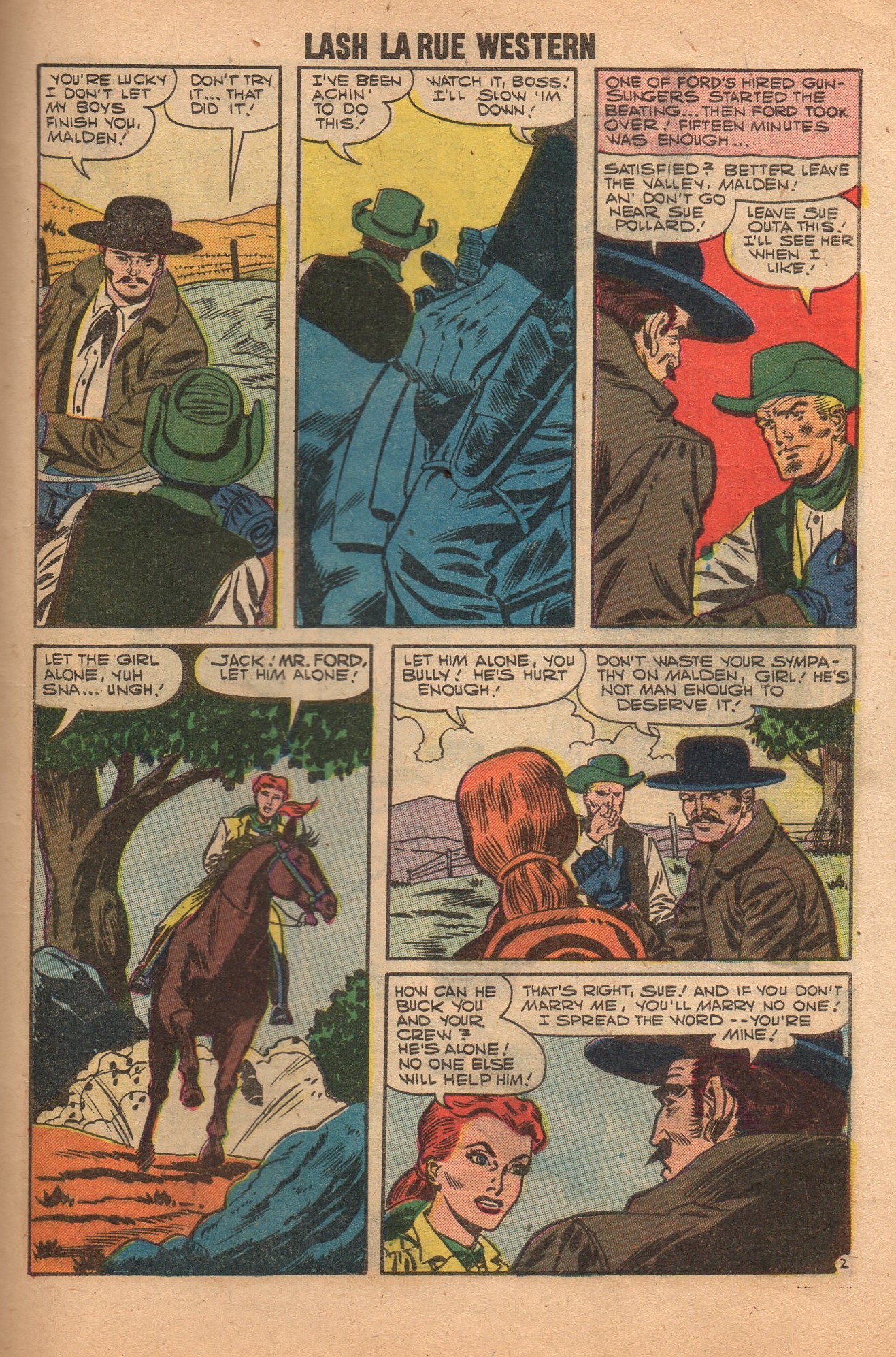 Read online Lash Larue Western (1949) comic -  Issue #65 - 29
