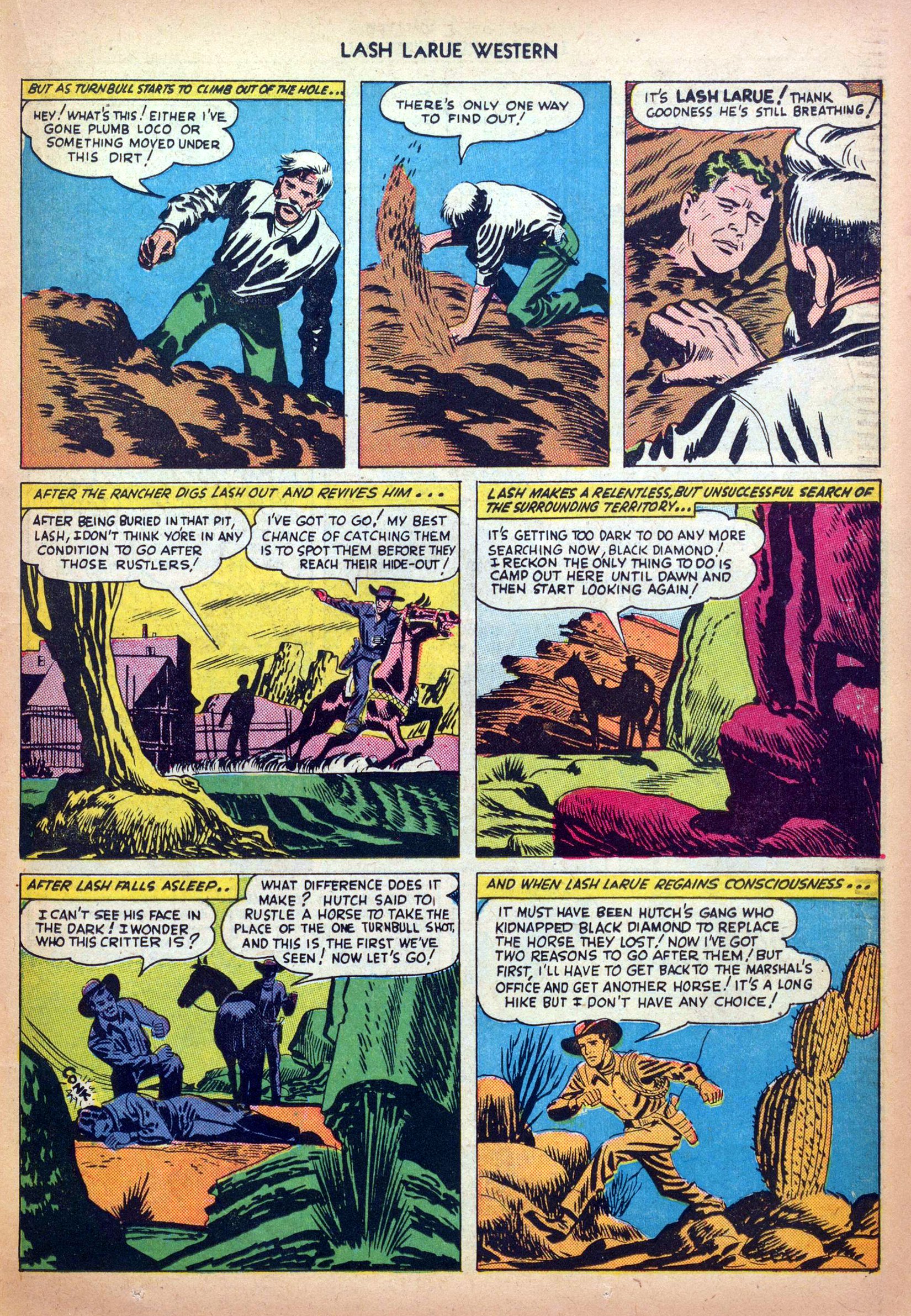 Read online Lash Larue Western (1949) comic -  Issue #5 - 23