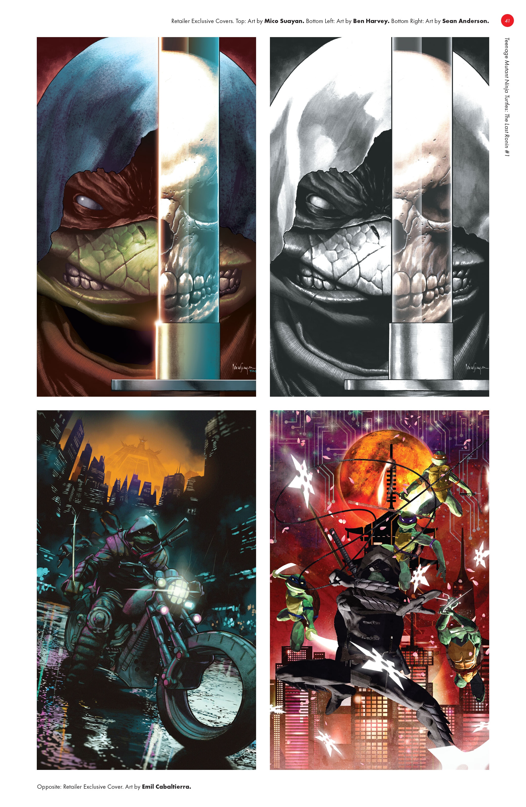 Read online Teenage Mutant Ninja Turtles: The Last Ronin - The Covers comic -  Issue # TPB (Part 1) - 39