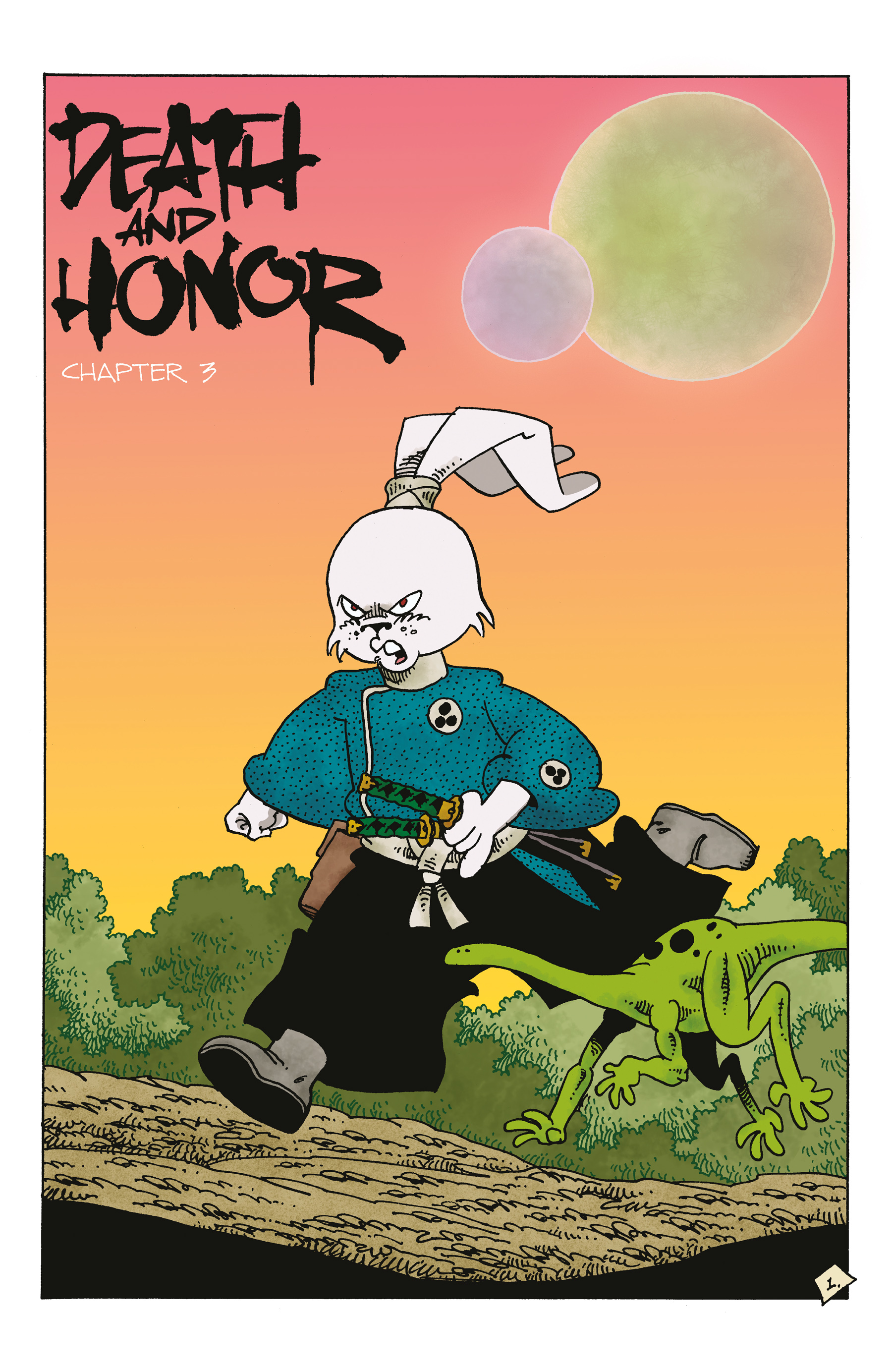 Read online Space Usagi: Death and Honor comic -  Issue #3 - 3
