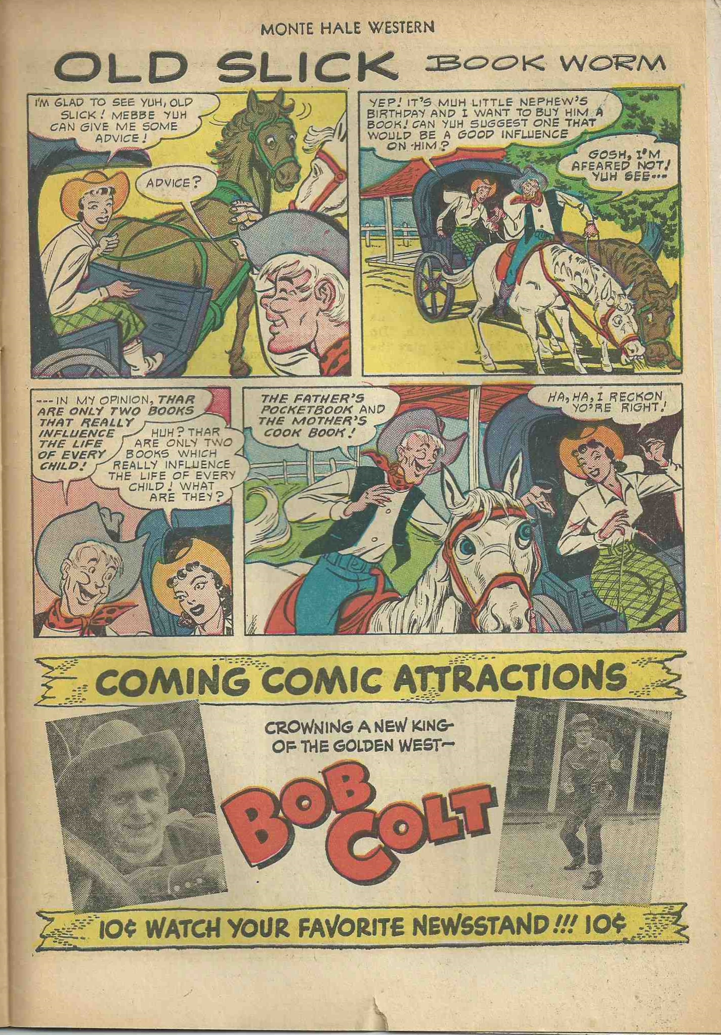 Read online Monte Hale Western comic -  Issue #57 - 27