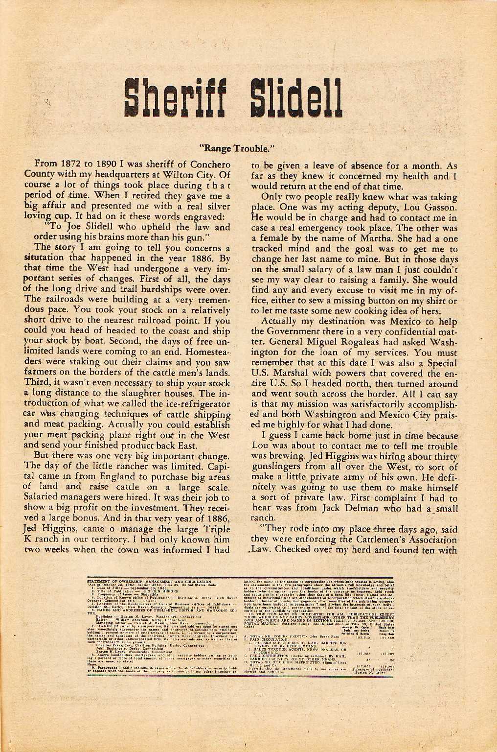 Read online Six-Gun Heroes comic -  Issue #79 - 23