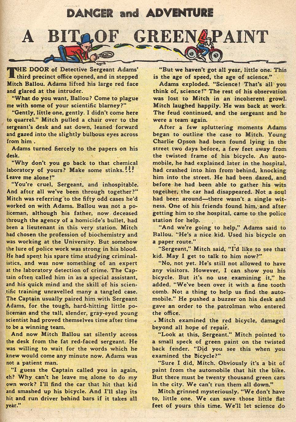 Read online Danger and Adventure comic -  Issue #24 - 27