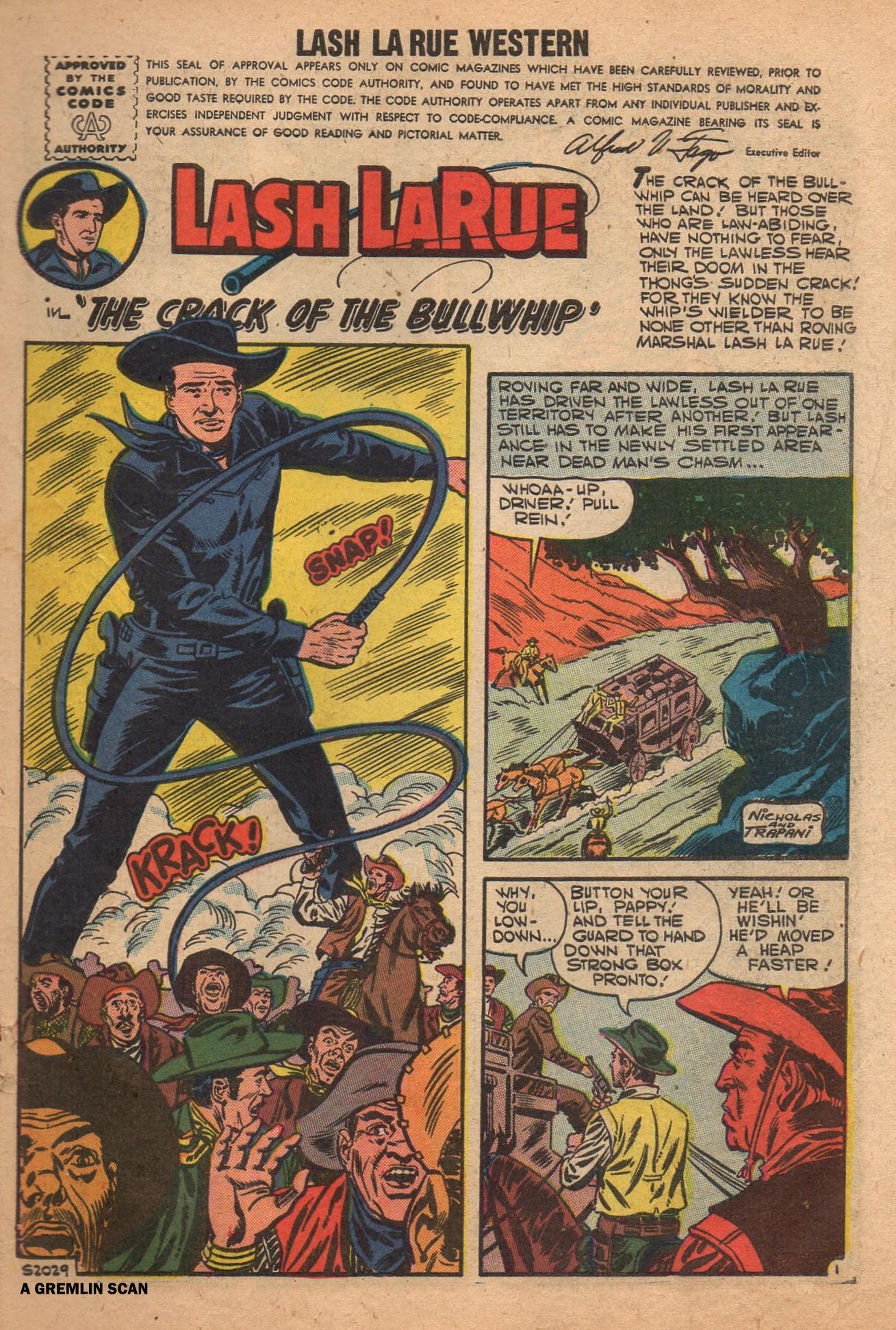 Read online Lash Larue Western (1949) comic -  Issue #65 - 3