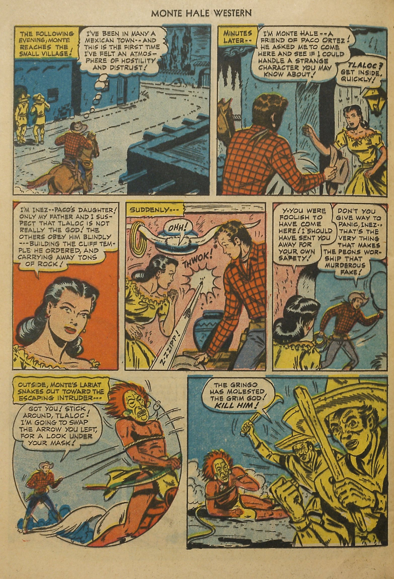 Read online Monte Hale Western comic -  Issue #52 - 44