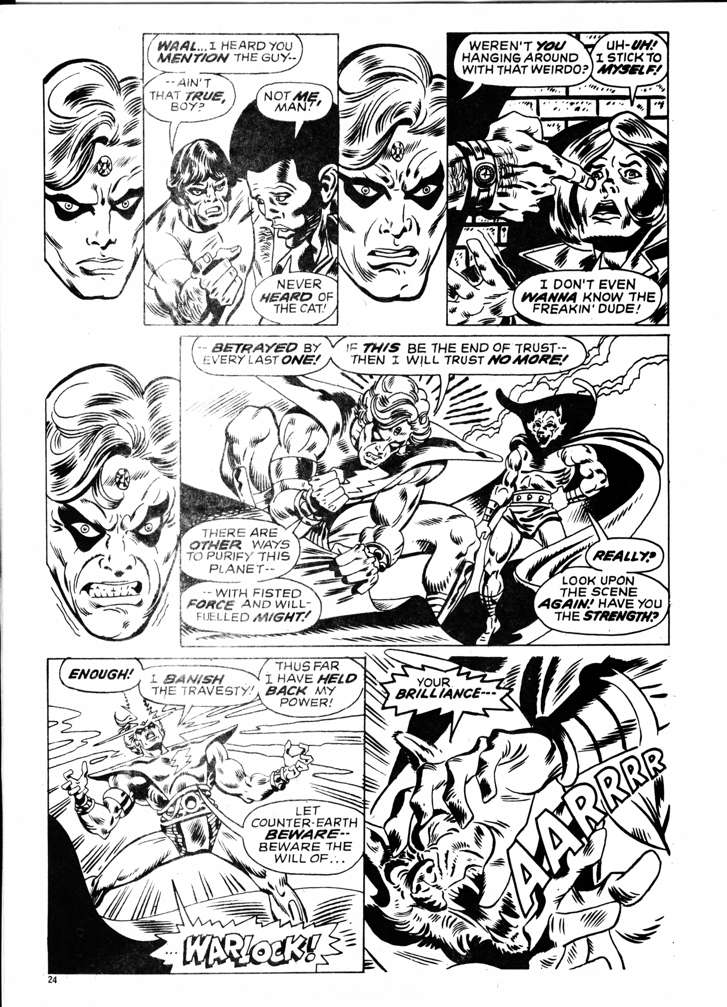 Read online Planet of the Apes (1974) comic -  Issue #35 - 24