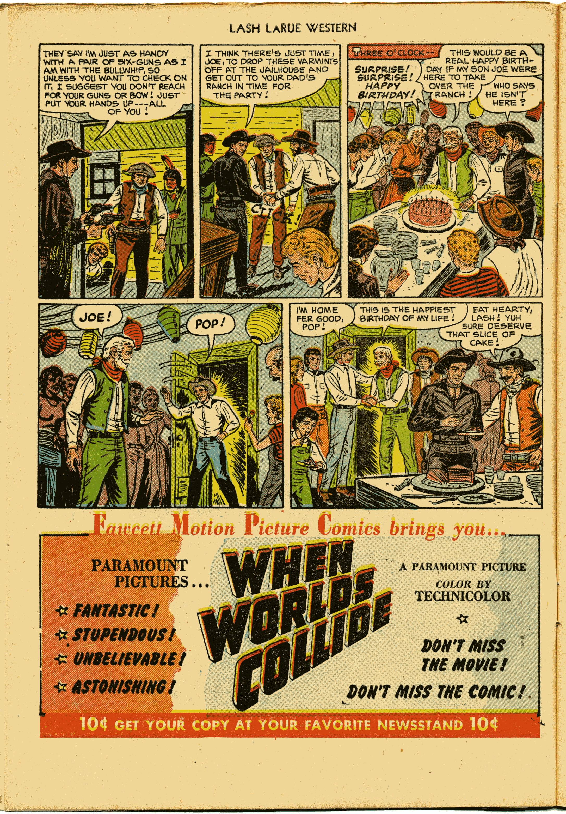 Read online Lash Larue Western (1949) comic -  Issue #27 - 10