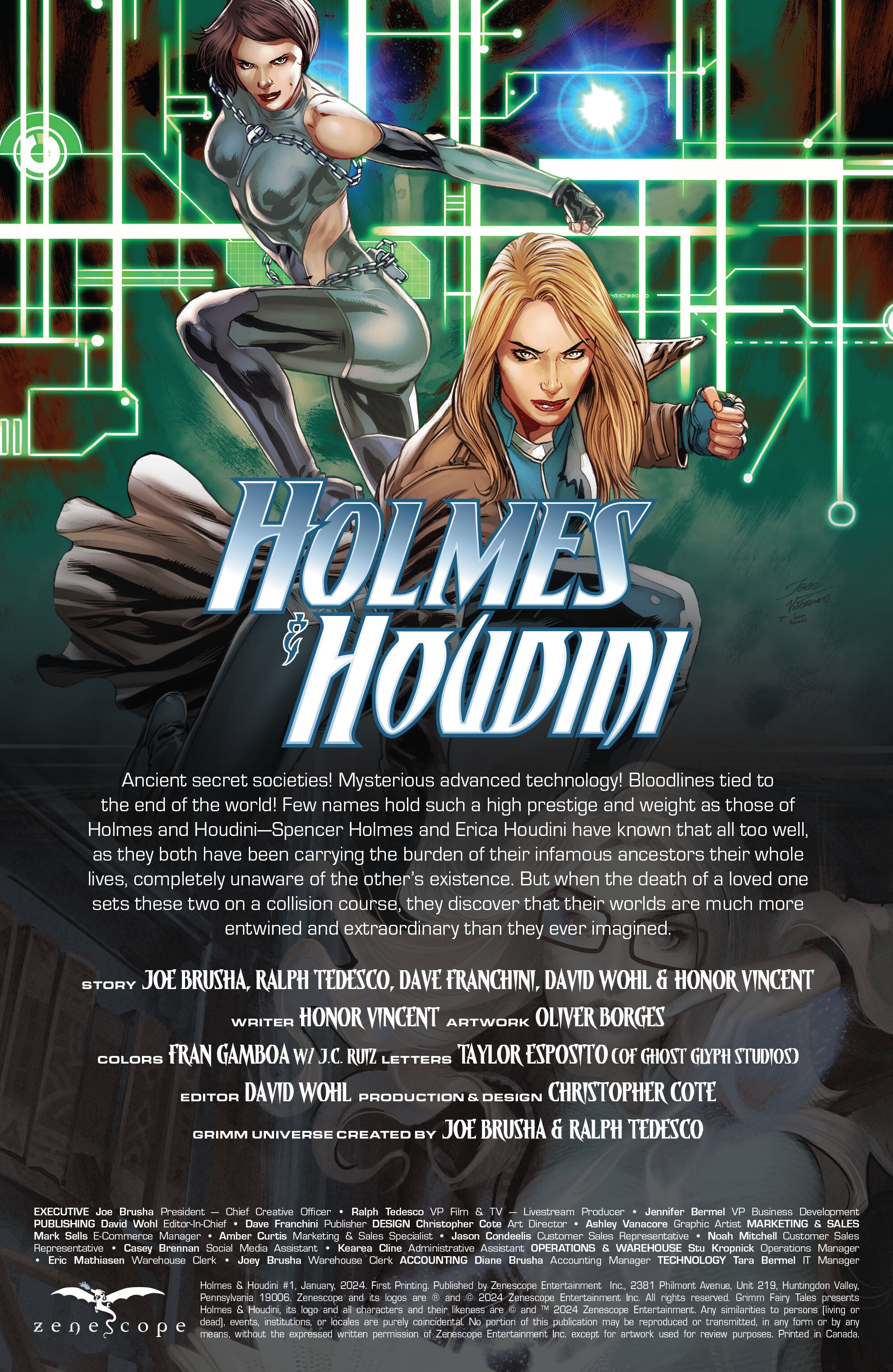 Read online Holmes & Houdini comic -  Issue #1 - 2