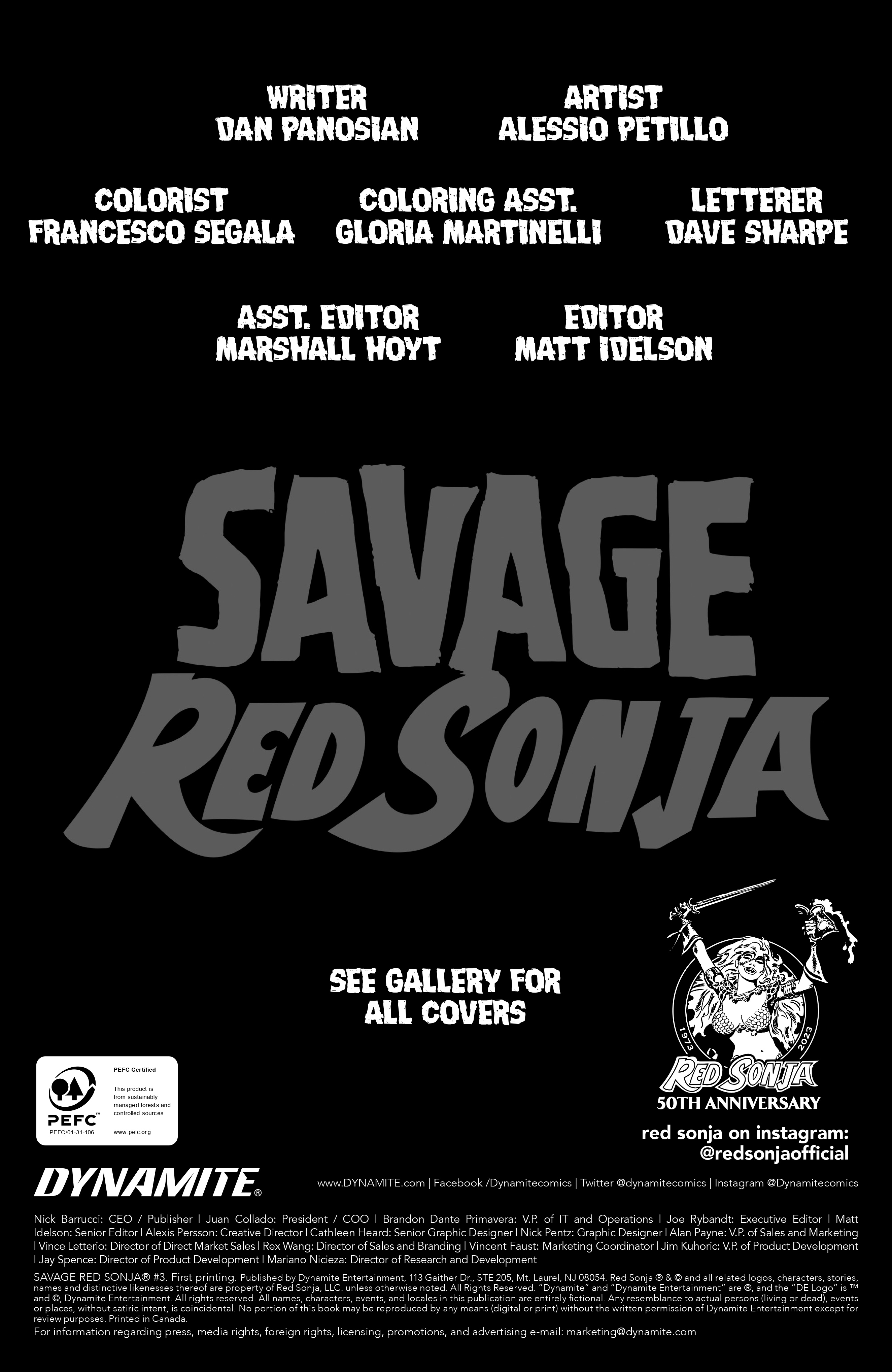 Read online Savage Red Sonja comic -  Issue #3 - 5
