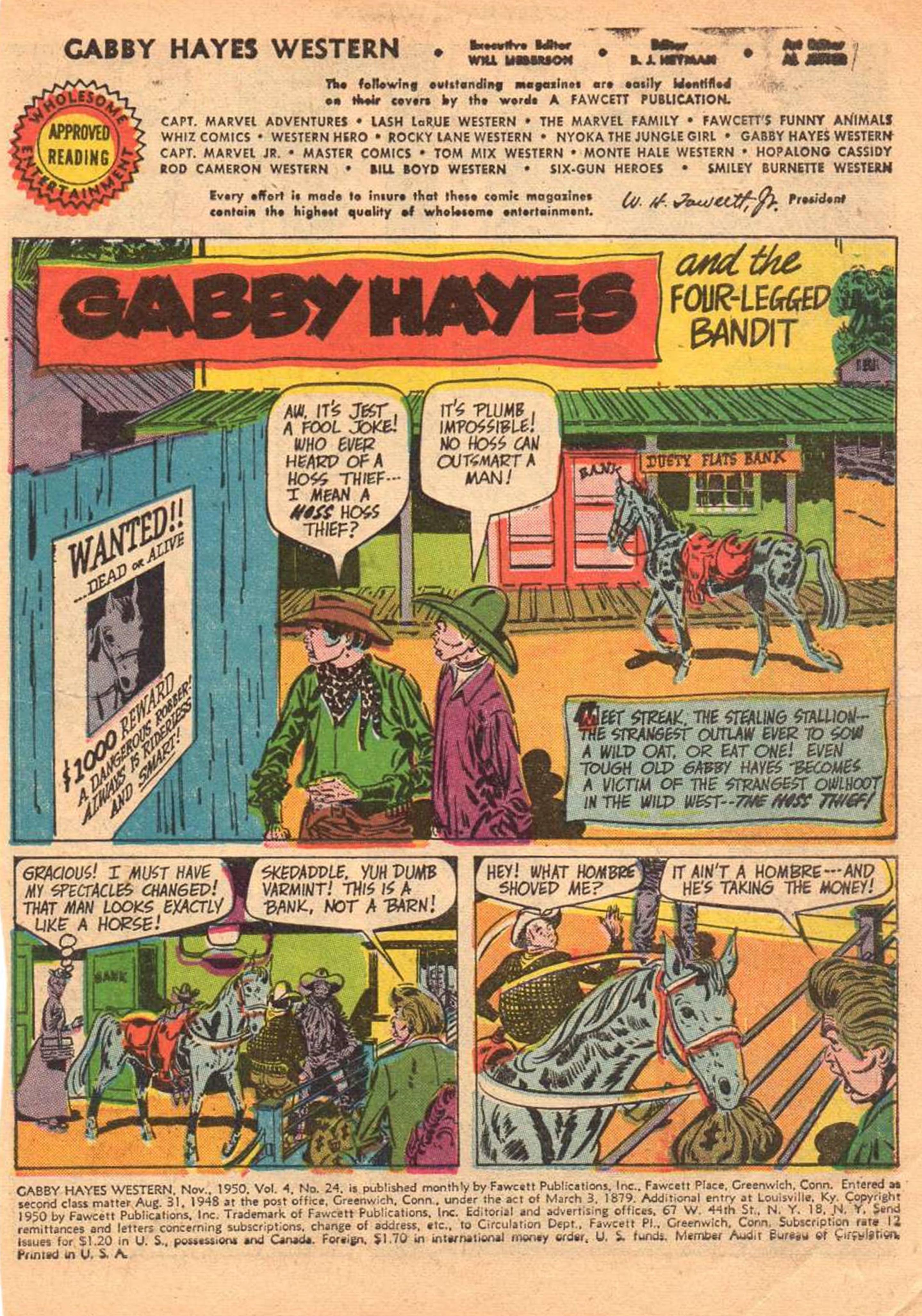 Read online Gabby Hayes Western comic -  Issue #24 - 3
