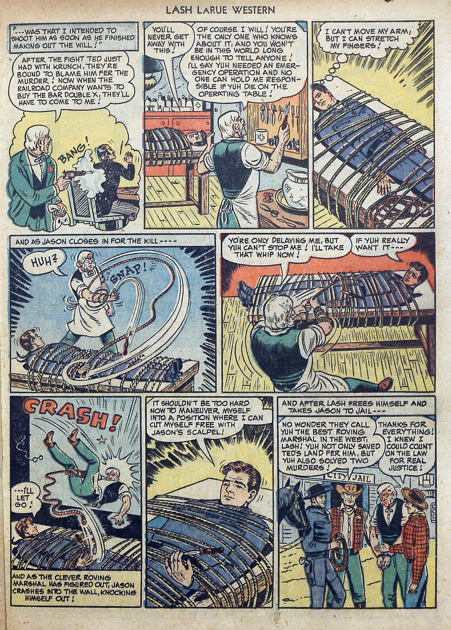 Read online Lash Larue Western (1949) comic -  Issue #3 - 21