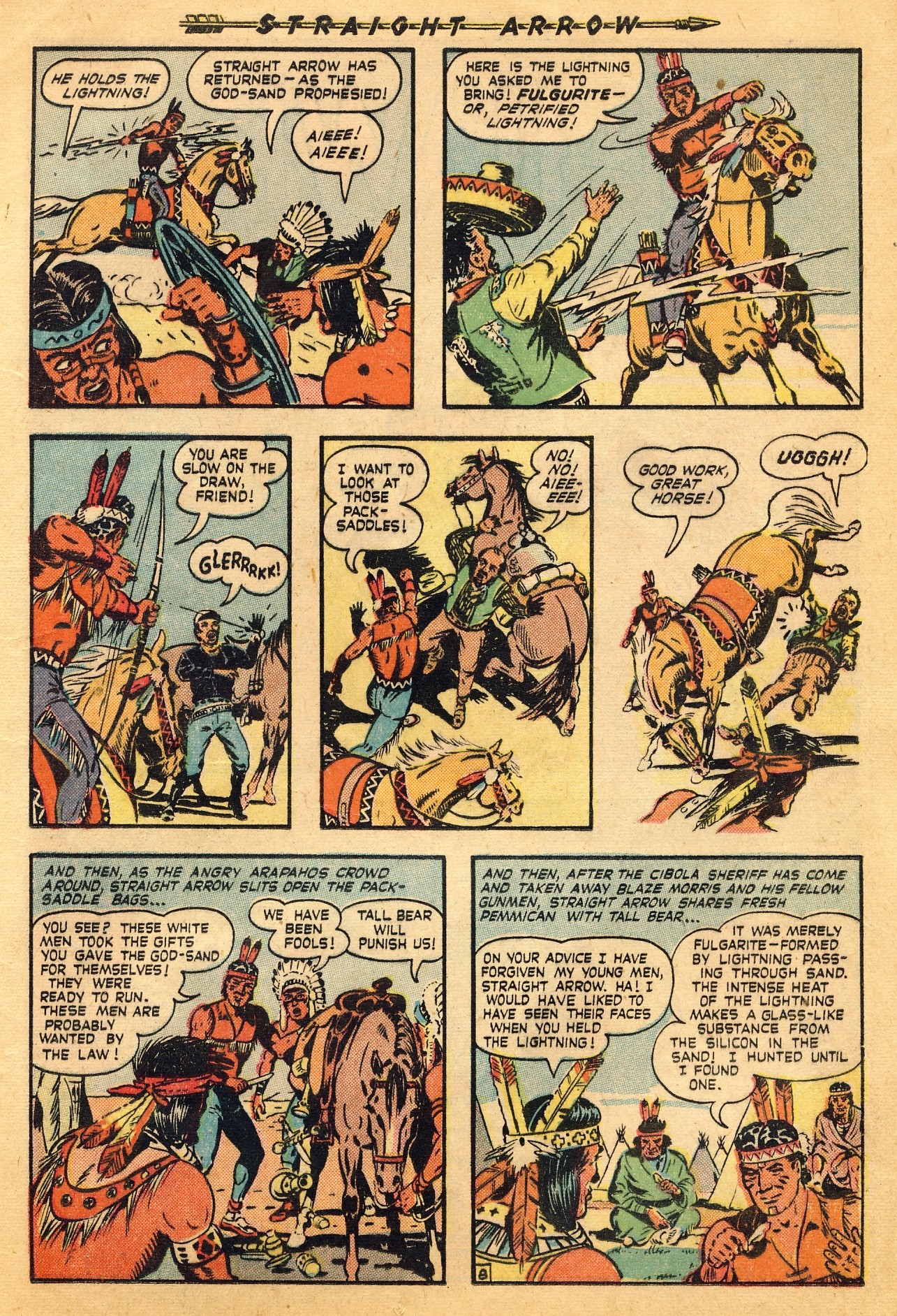 Read online Straight Arrow comic -  Issue #4 - 17
