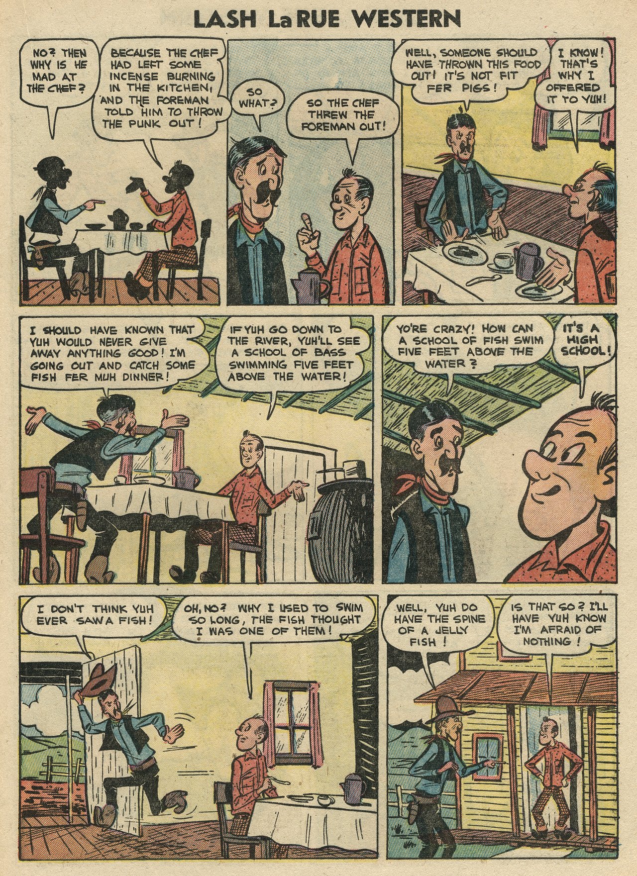 Read online Lash Larue Western (1949) comic -  Issue #47 - 21