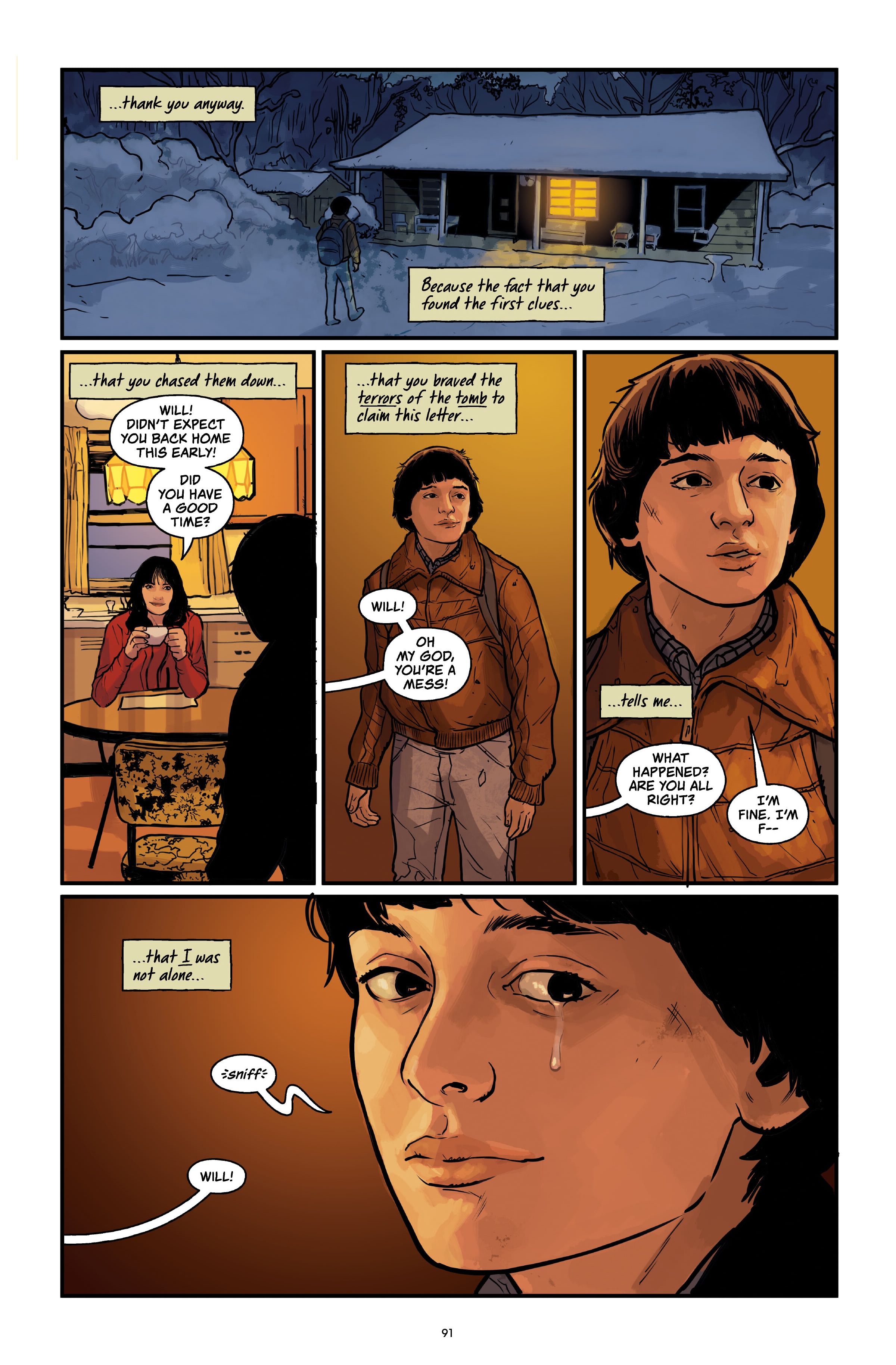 Read online Stranger Things Library Edition comic -  Issue # TPB 3 (Part 1) - 91
