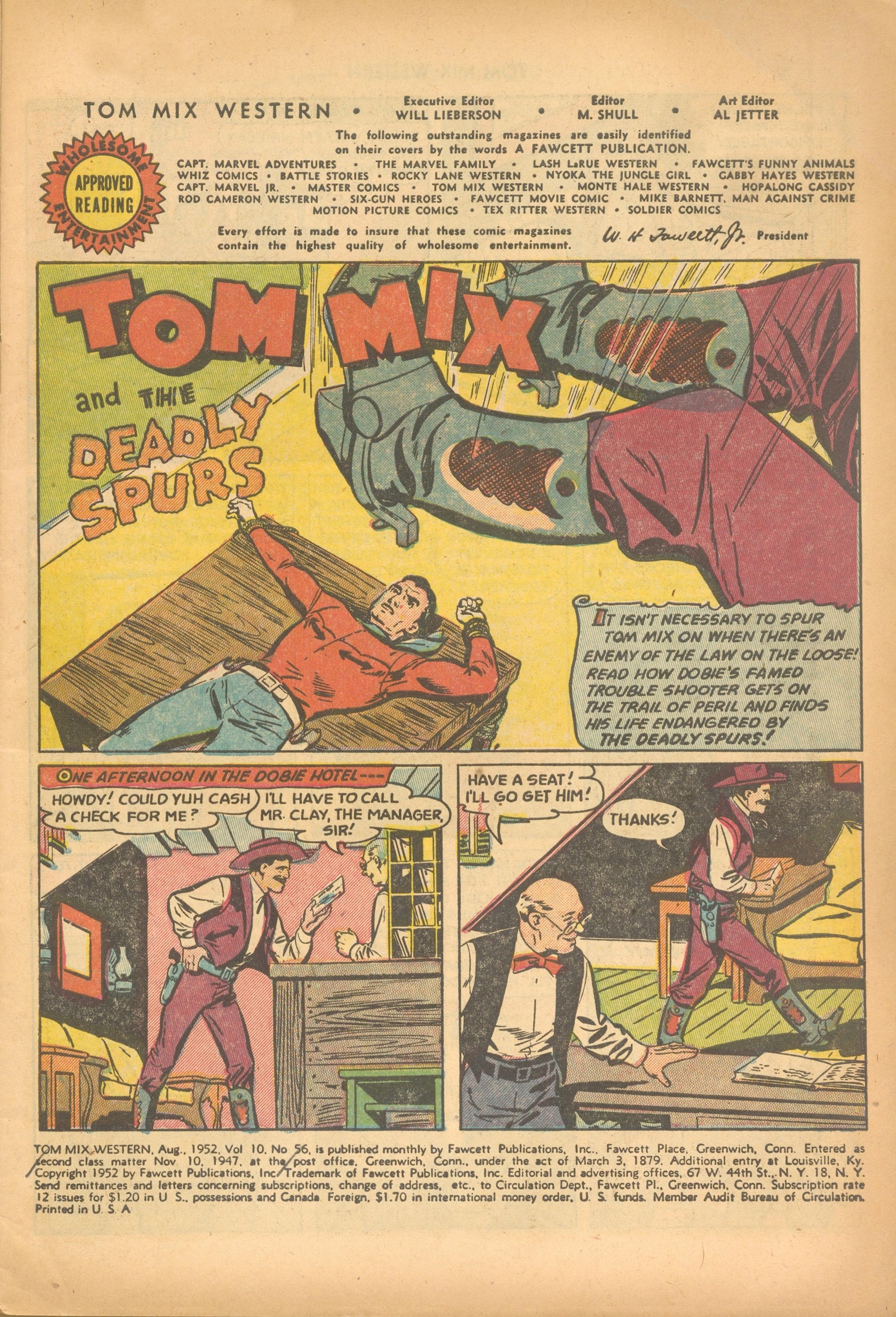 Read online Tom Mix Western (1948) comic -  Issue #56 - 3