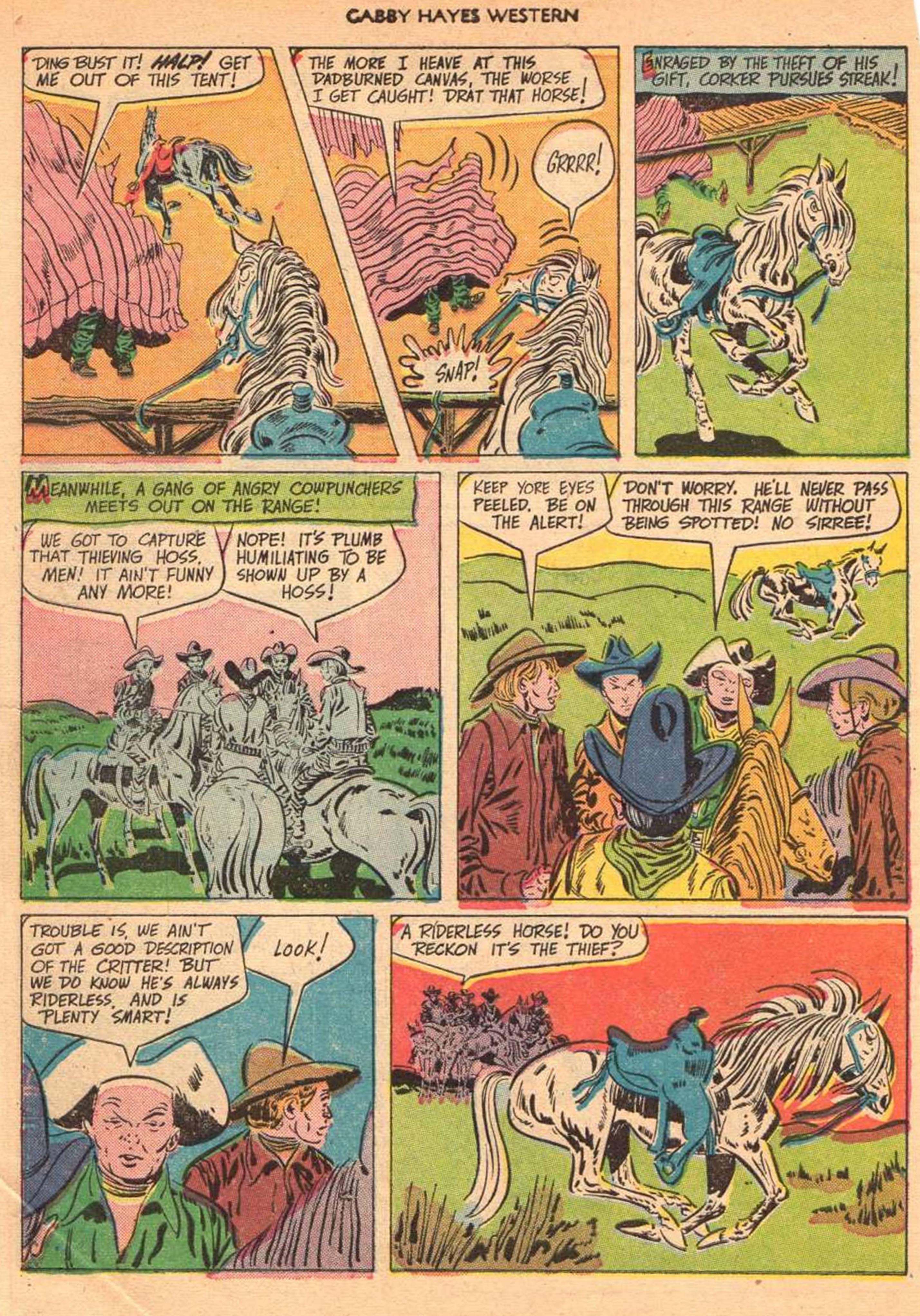 Read online Gabby Hayes Western comic -  Issue #24 - 6