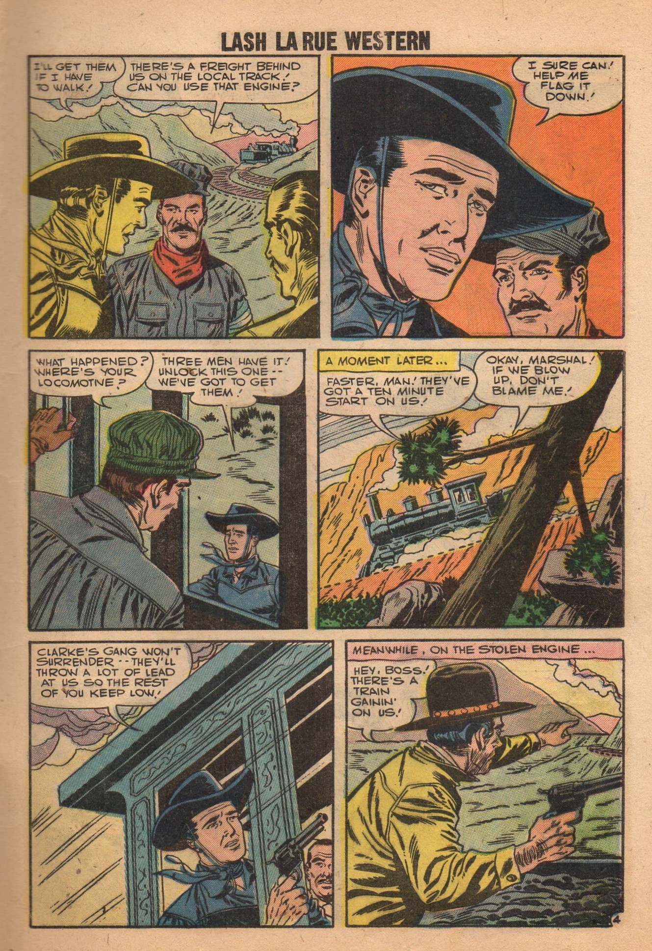 Read online Lash Larue Western (1949) comic -  Issue #65 - 13