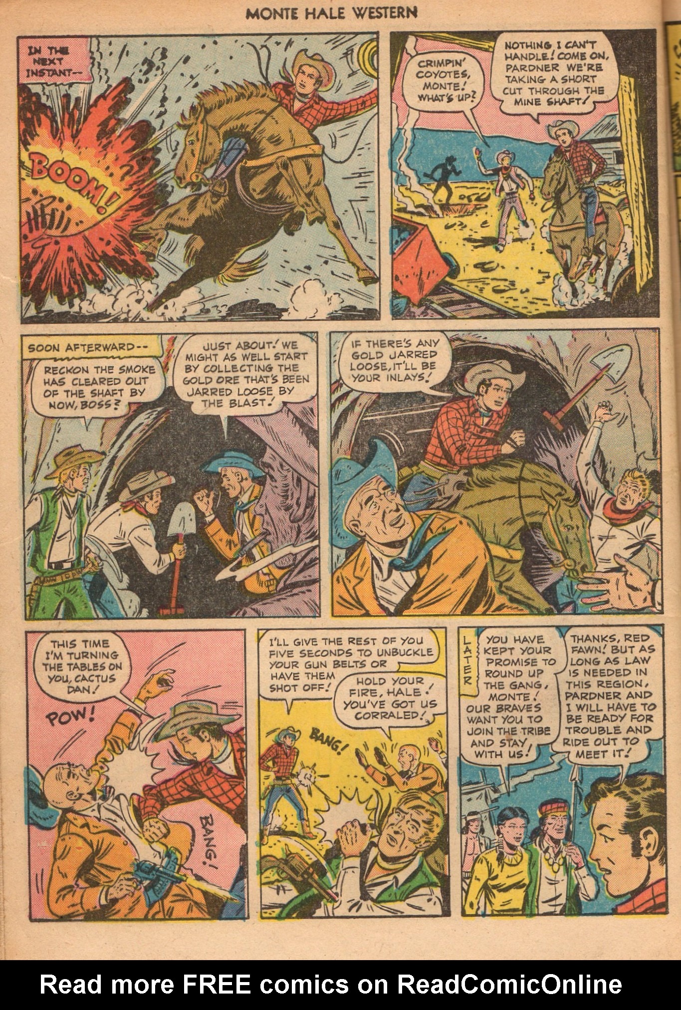 Read online Monte Hale Western comic -  Issue #51 - 48