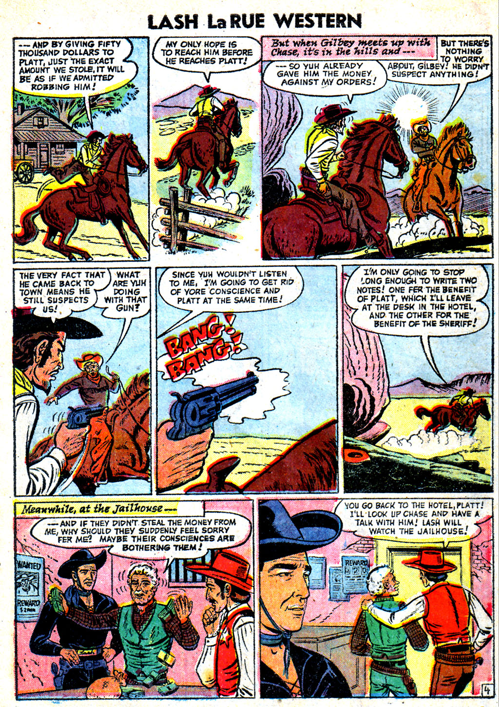 Read online Lash Larue Western (1949) comic -  Issue #59 - 7