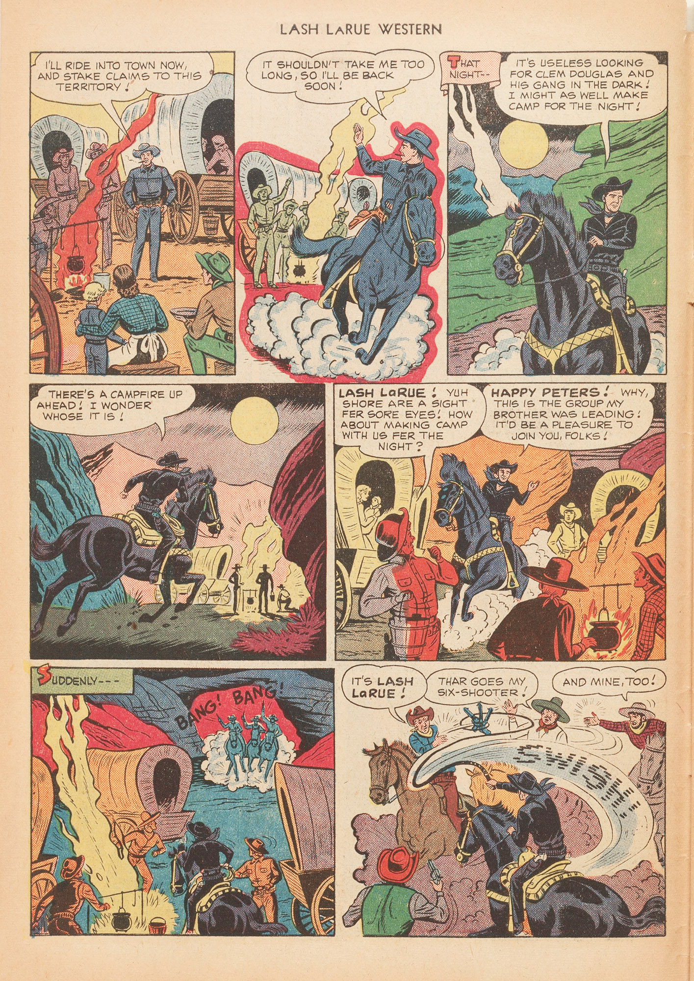 Read online Lash Larue Western (1949) comic -  Issue #10 - 6
