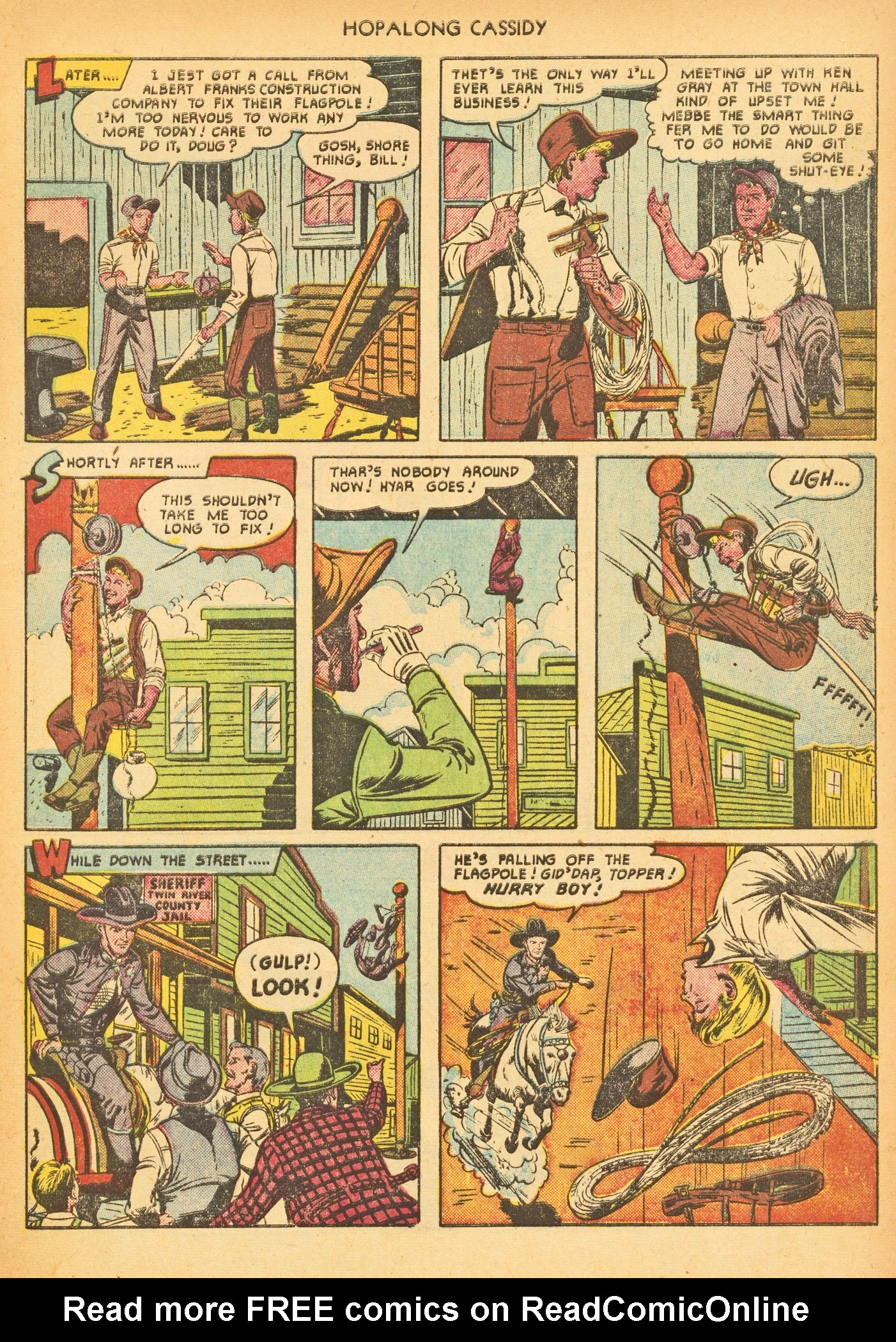 Read online Hopalong Cassidy comic -  Issue #54 - 21
