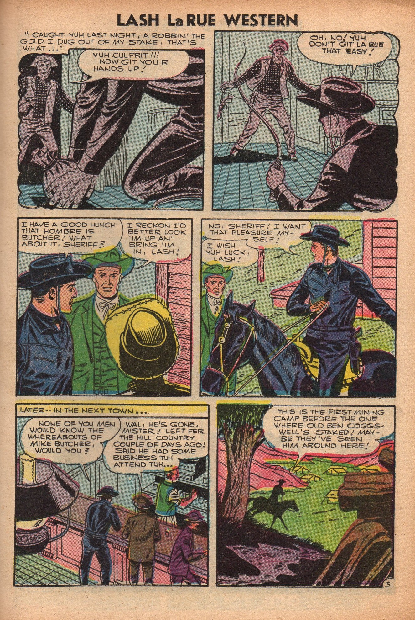 Read online Lash Larue Western (1949) comic -  Issue #61 - 25