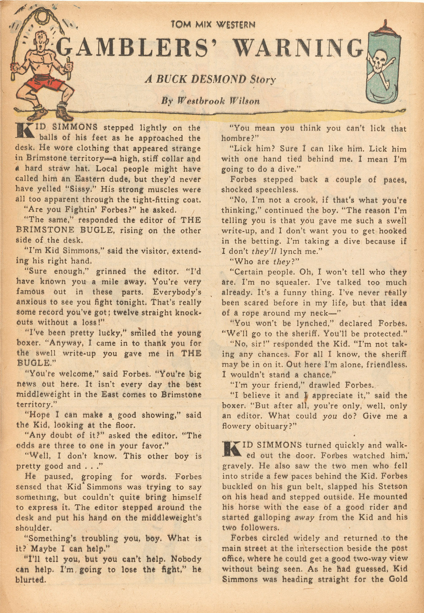Read online Tom Mix Western (1948) comic -  Issue #26 - 16