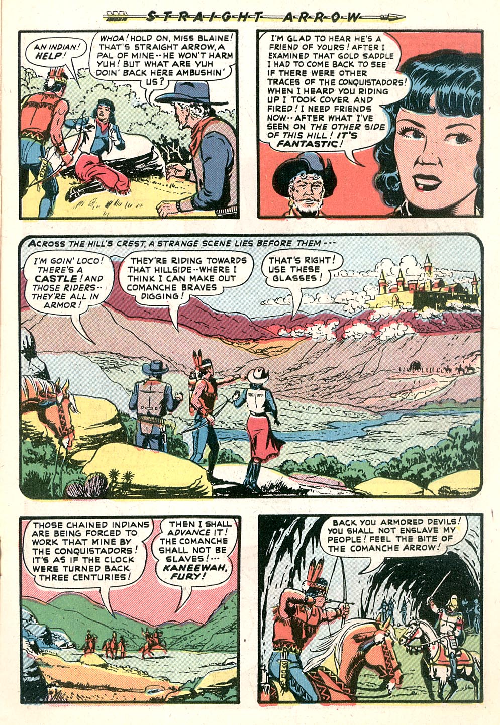 Read online Straight Arrow comic -  Issue #13 - 7