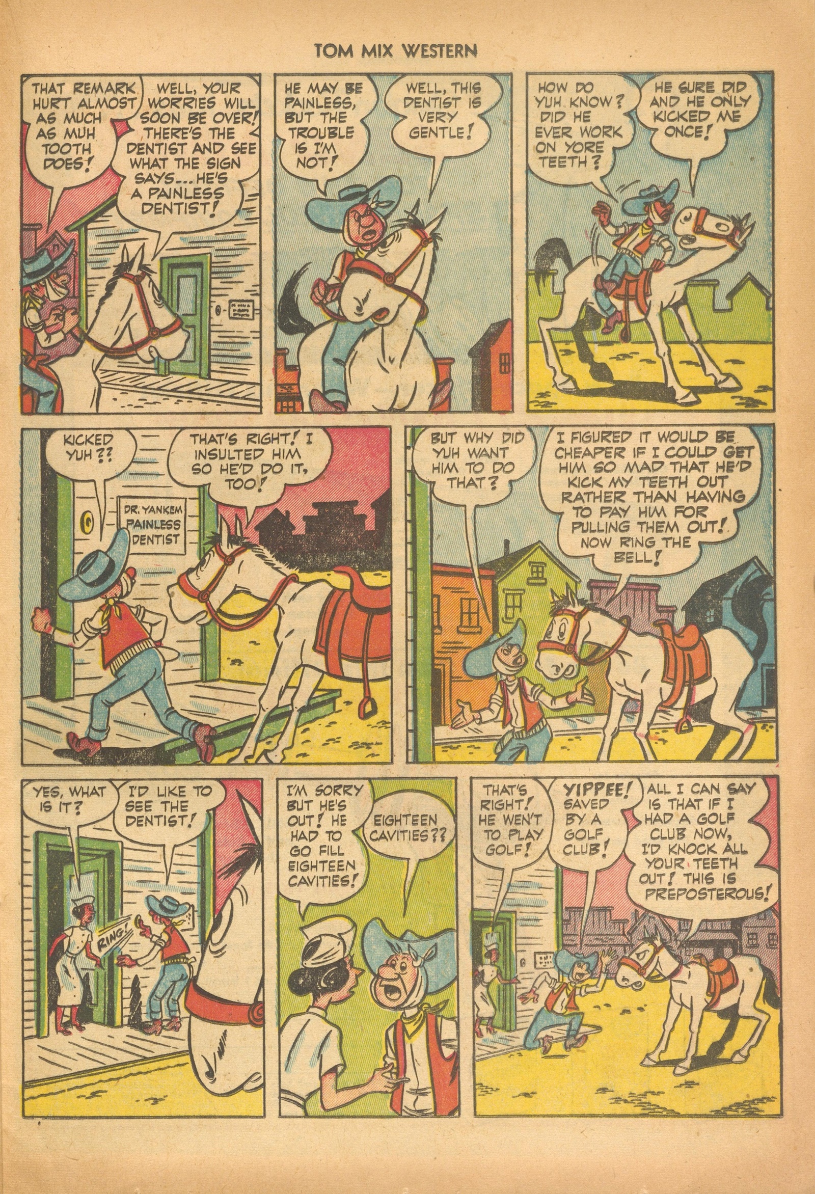 Read online Tom Mix Western (1948) comic -  Issue #56 - 25