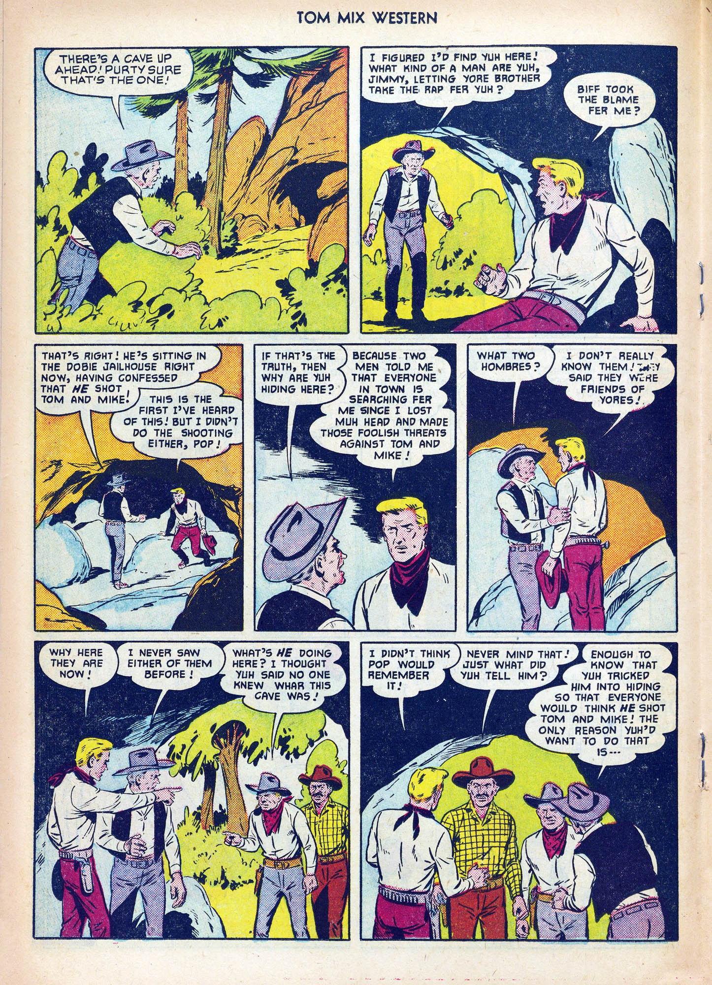 Read online Tom Mix Western (1948) comic -  Issue #42 - 26