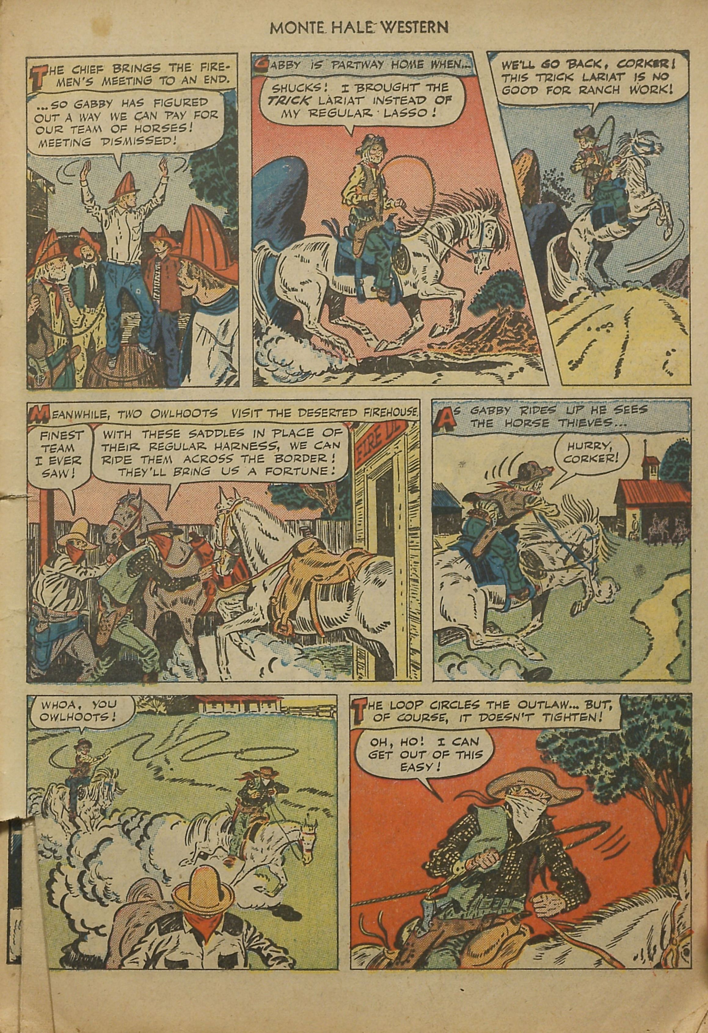 Read online Monte Hale Western comic -  Issue #45 - 16