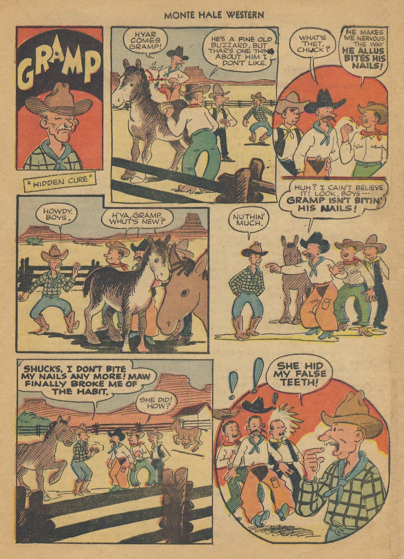 Read online Monte Hale Western comic -  Issue #36 - 32