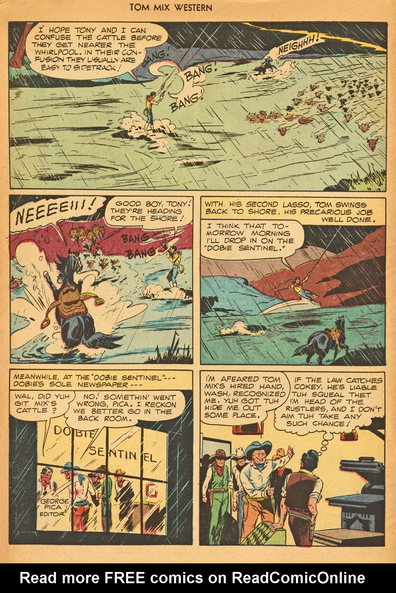 Read online Tom Mix Western (1948) comic -  Issue #8 - 6