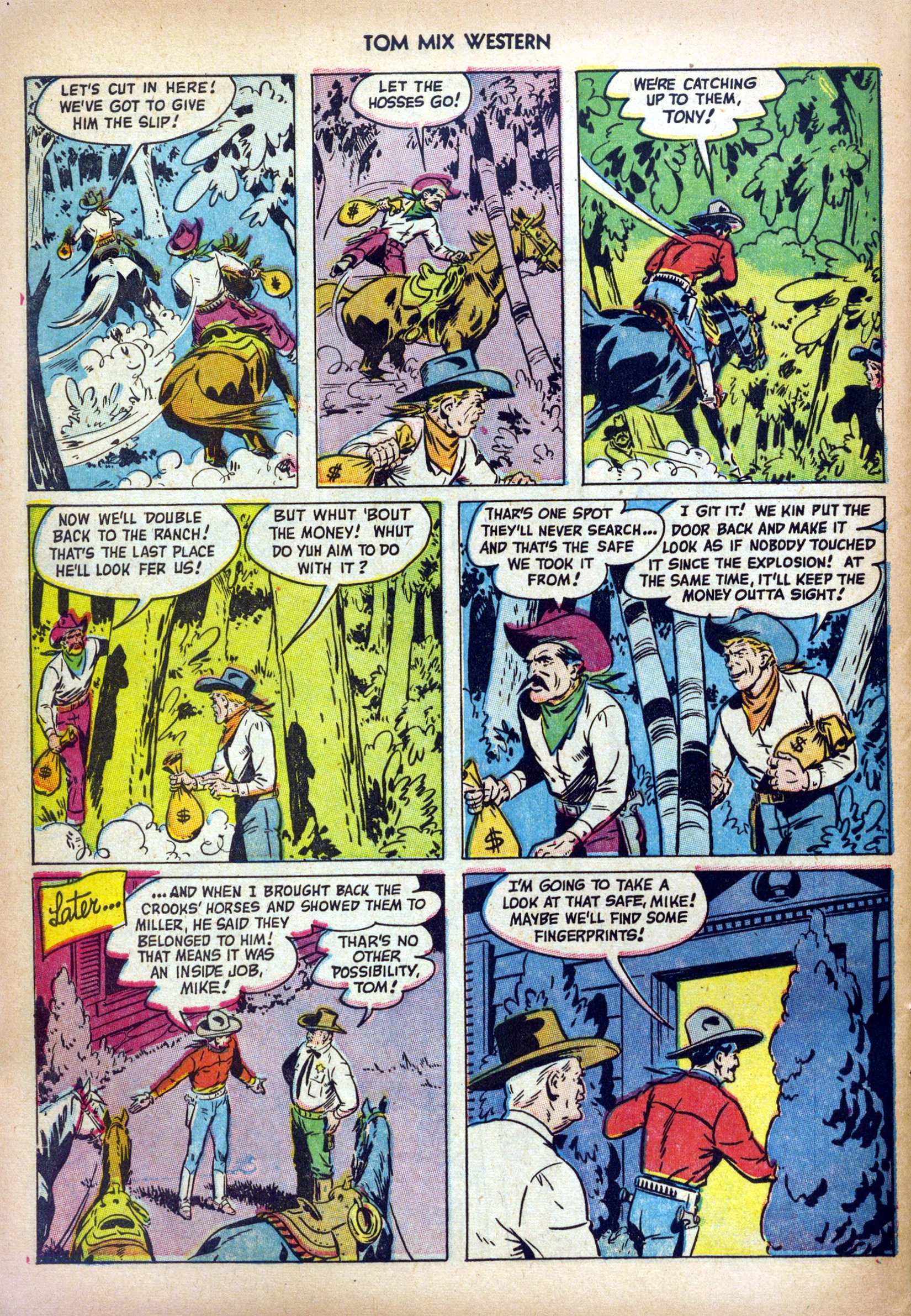 Read online Tom Mix Western (1948) comic -  Issue #58 - 32