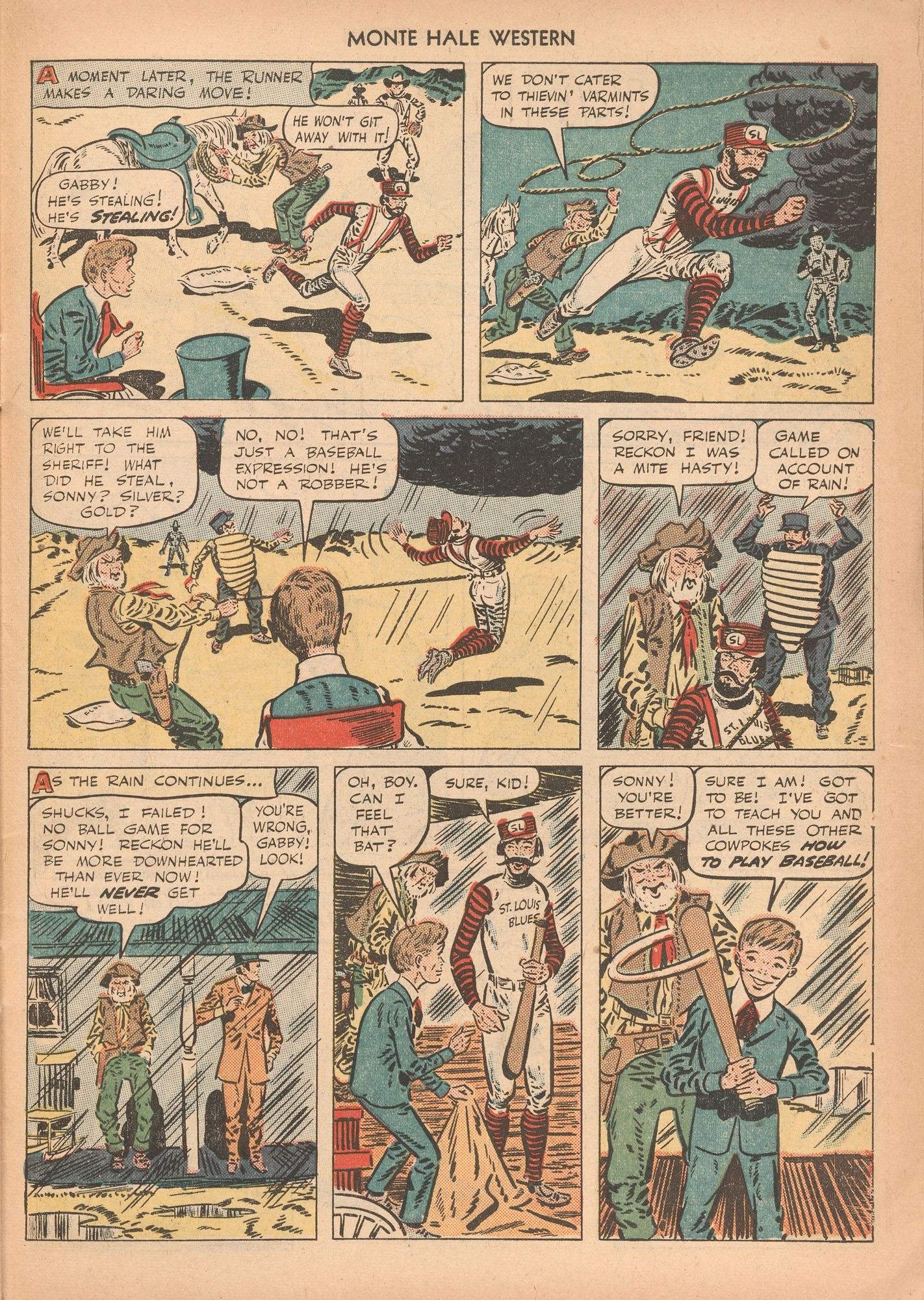 Read online Monte Hale Western comic -  Issue #43 - 39