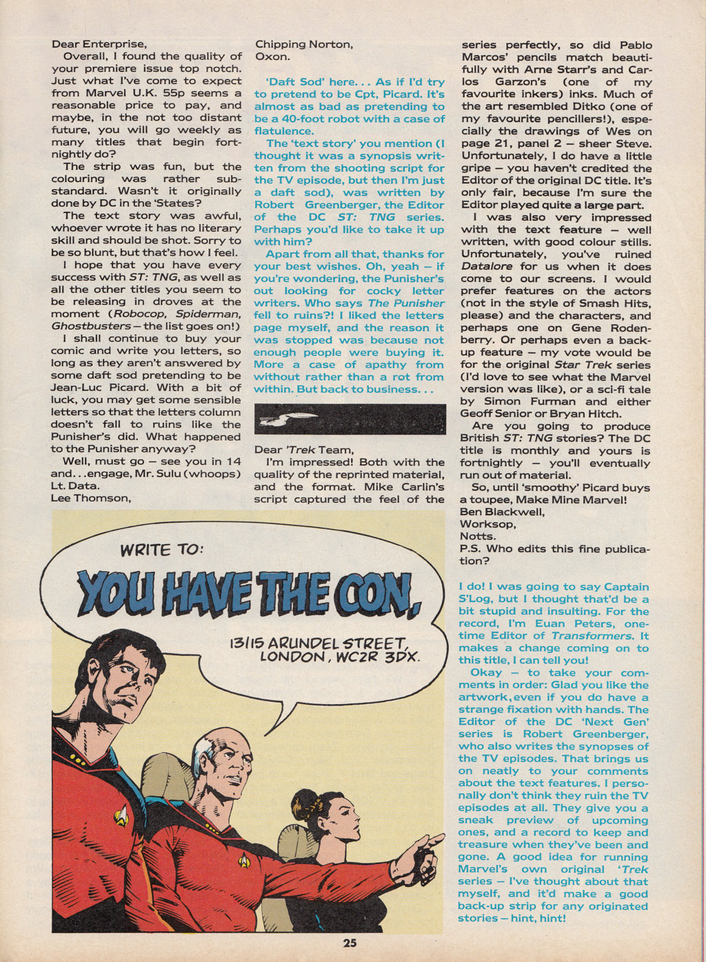 Read online Star Trek The Next Generation (1990) comic -  Issue #5 - 25