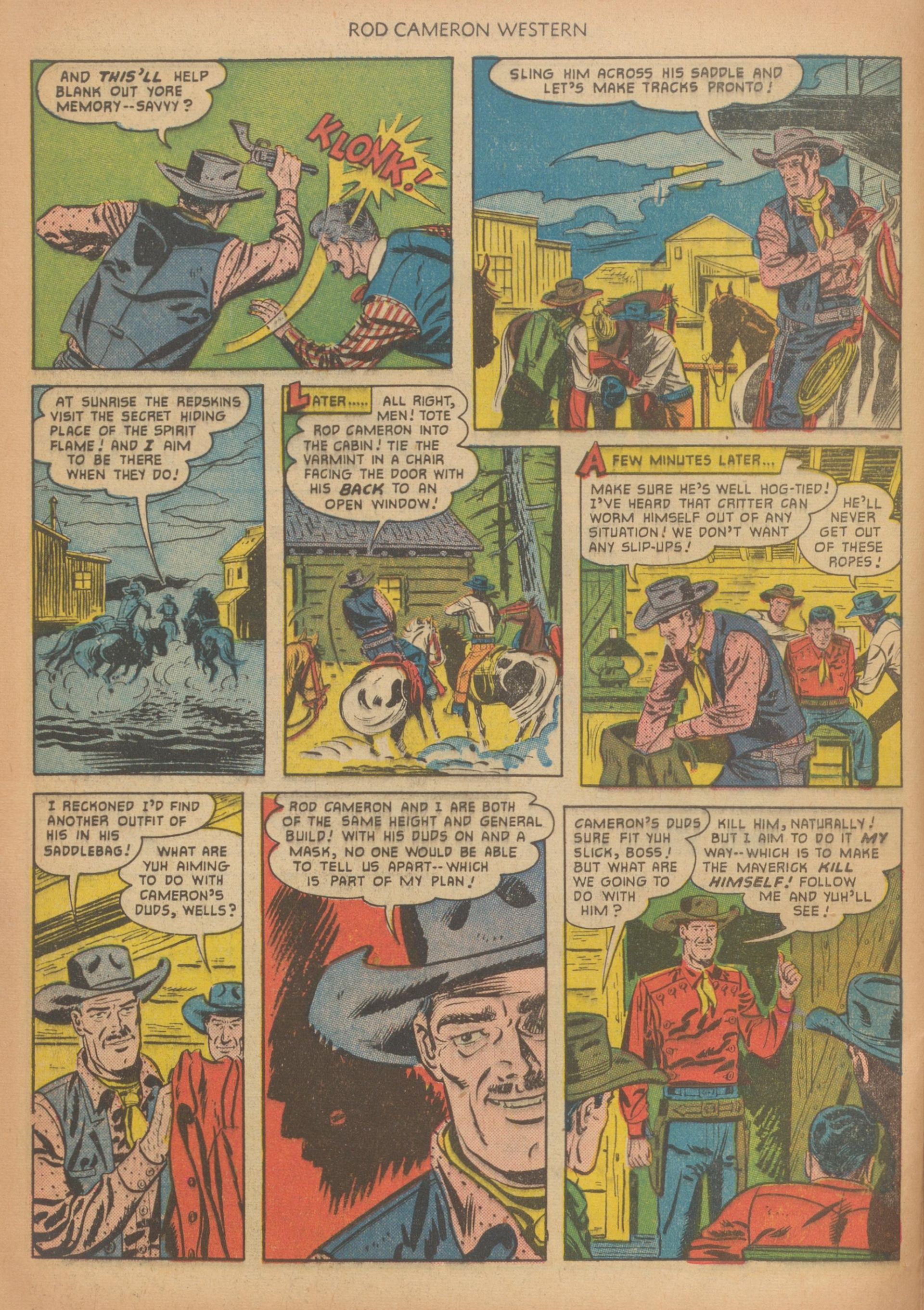 Read online Rod Cameron Western comic -  Issue #10 - 8